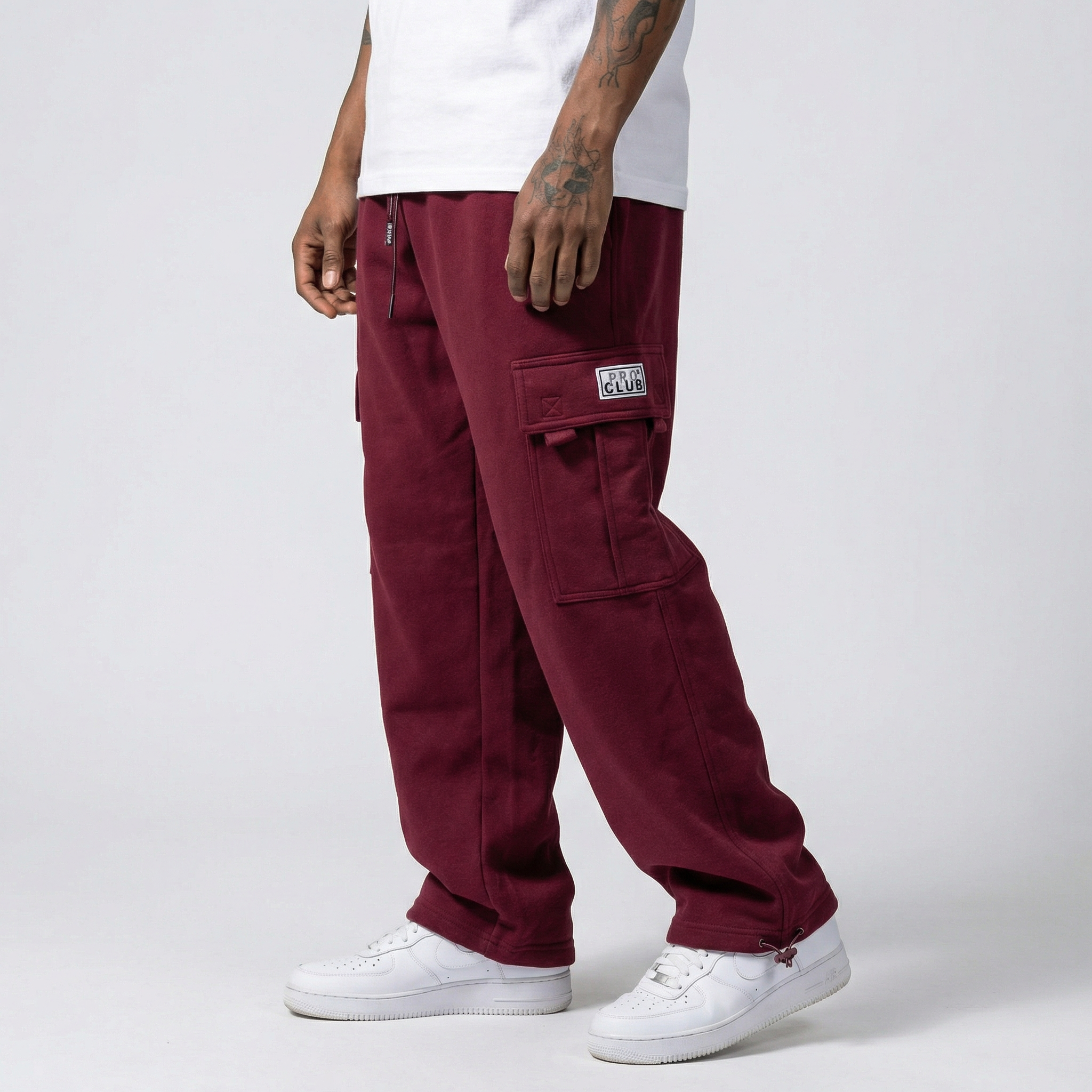 Pro Club Men's Heavyweight Fleece Cargo Pants
