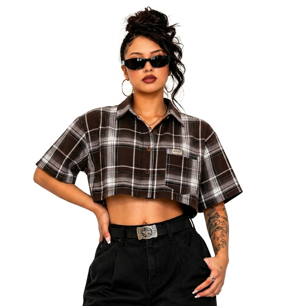 CalTop Women's Crop-Top Shirt