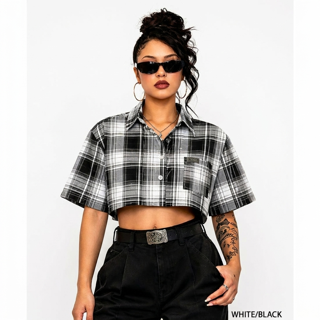 CalTop Women's Crop-Top Shirt