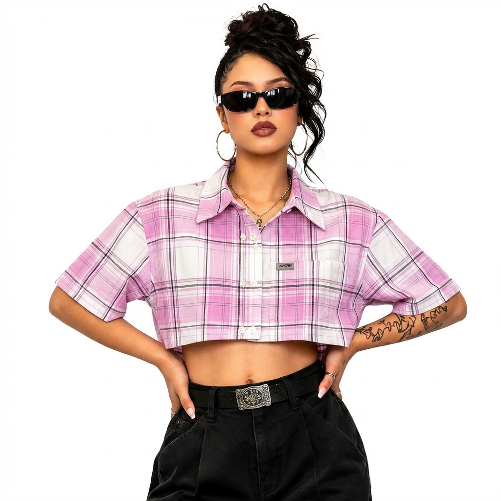 CalTop Women's Crop-Top Shirt