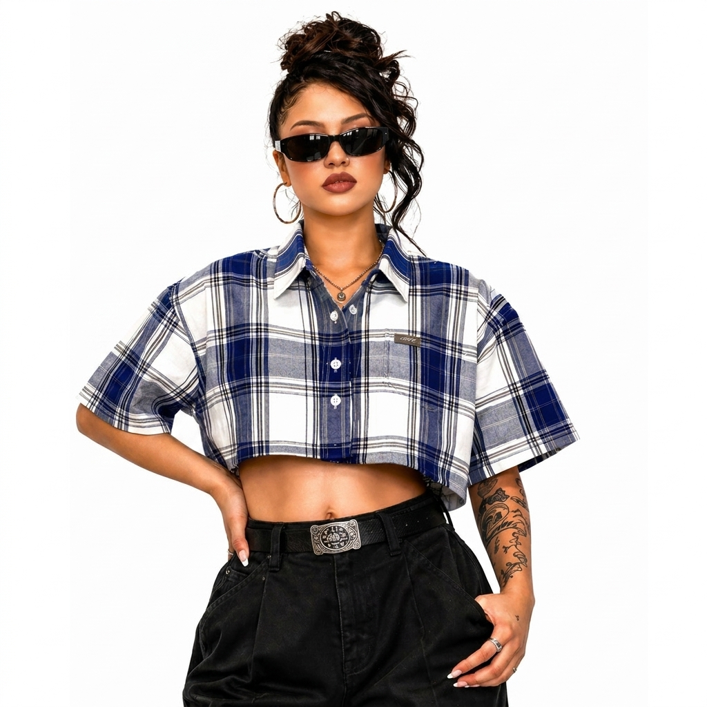 CalTop Women's Crop-Top Shirt