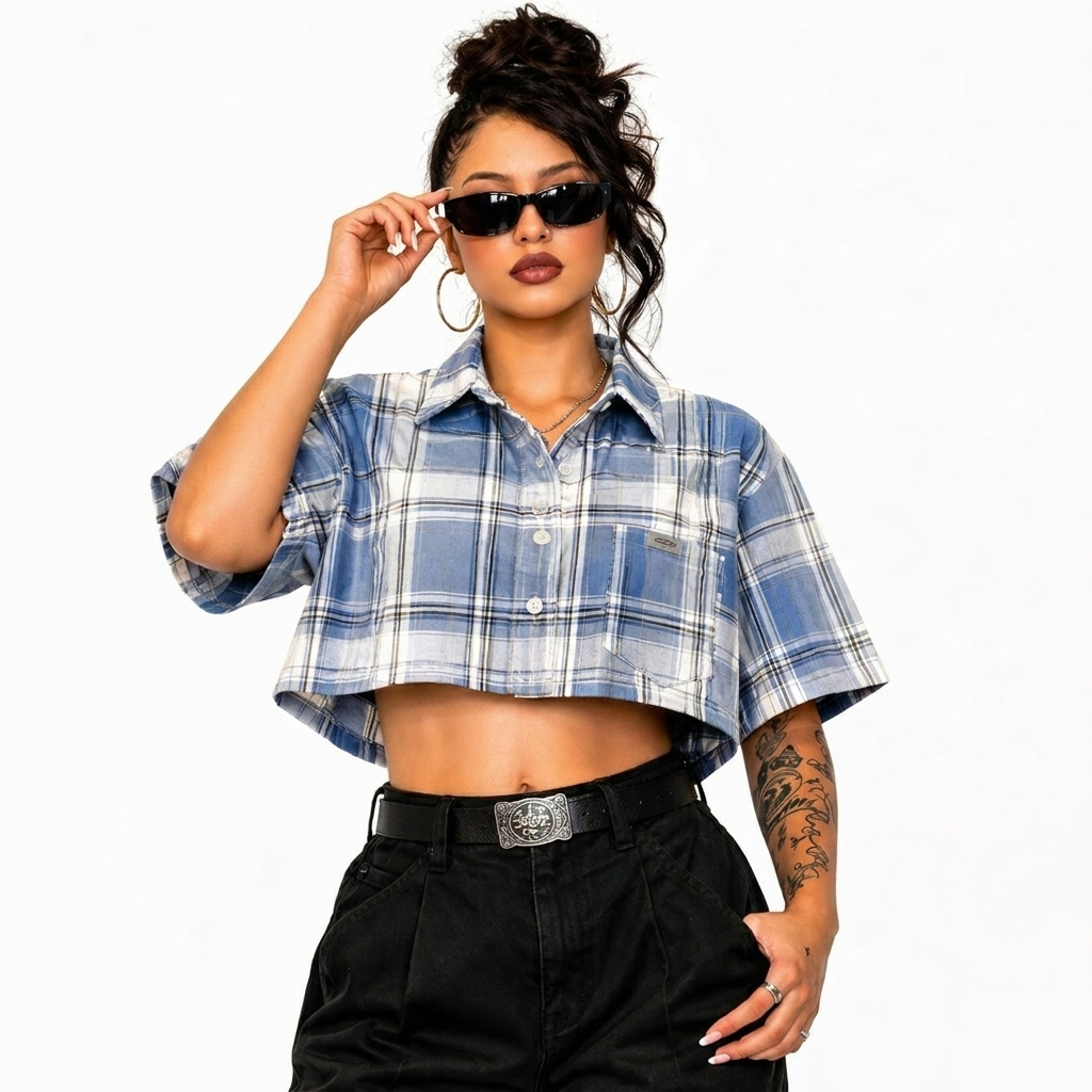 CalTop Women's Crop-Top Shirt