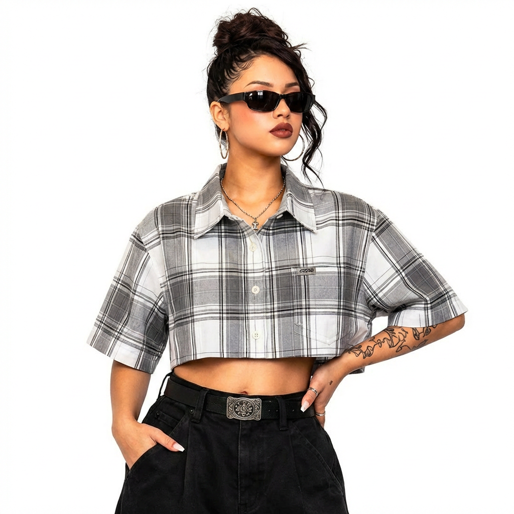 CalTop Women's Crop-Top Shirt