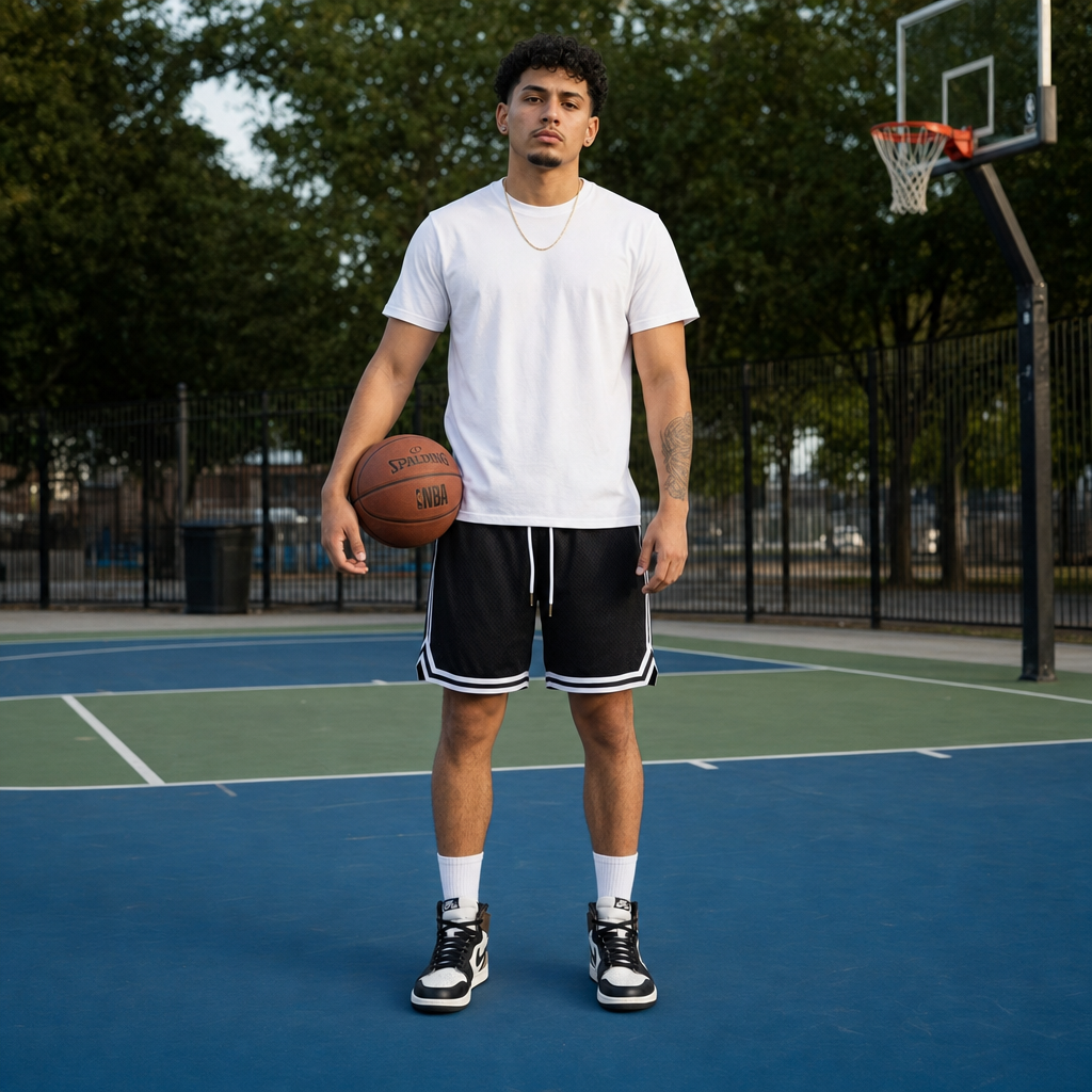 Shaka Wear Retro Basketball Shorts