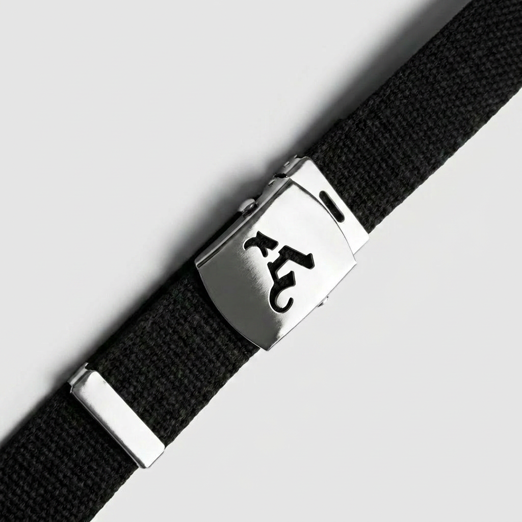 Old School Canvas Web Belt