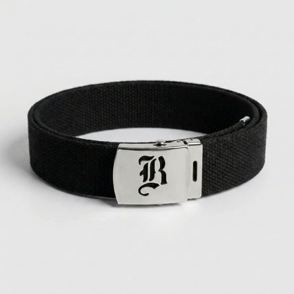 Old School Canvas Web Belt