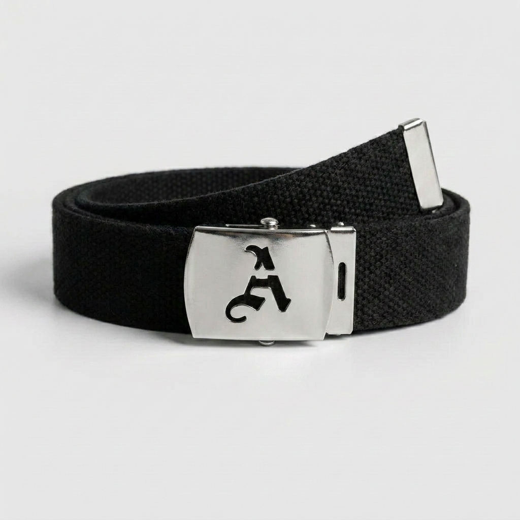 Old School Canvas Web Belt