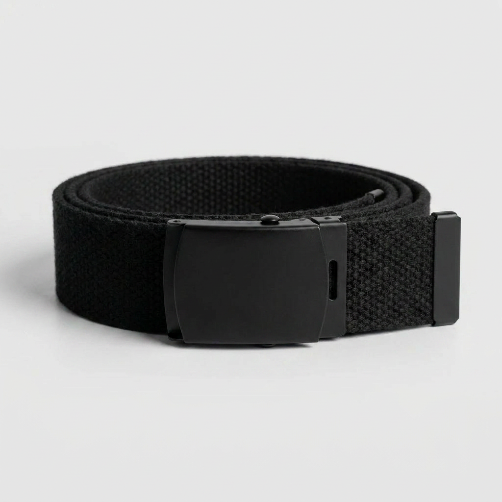 Old School Canvas Web Belt