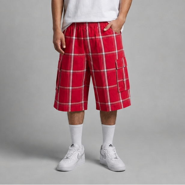 Shaka Wear Plaid Shorts