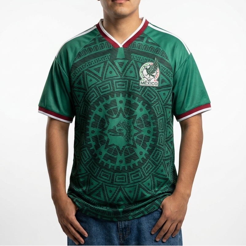 Mexico National Team Soccer Jersey - 2026 World Cup Style Football Shirt - Green