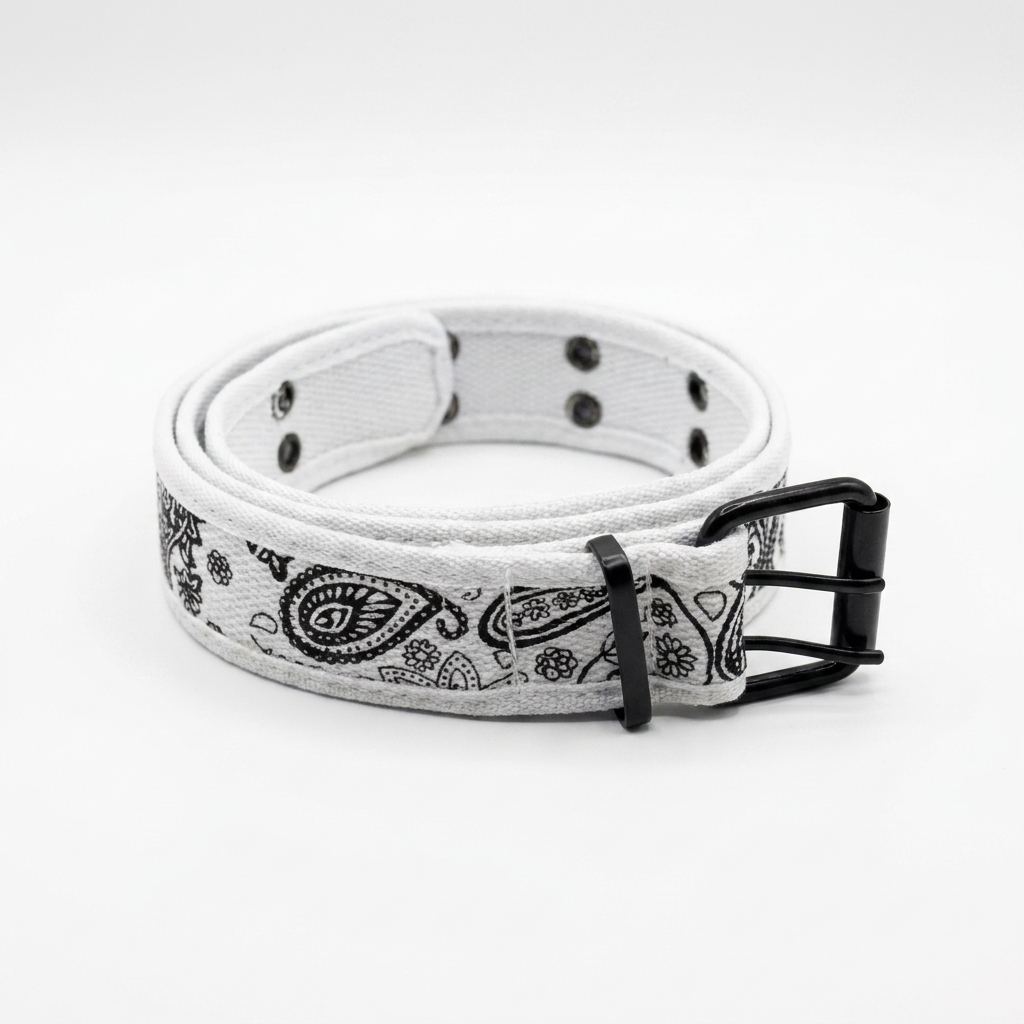 Canvas Double Hole Belt