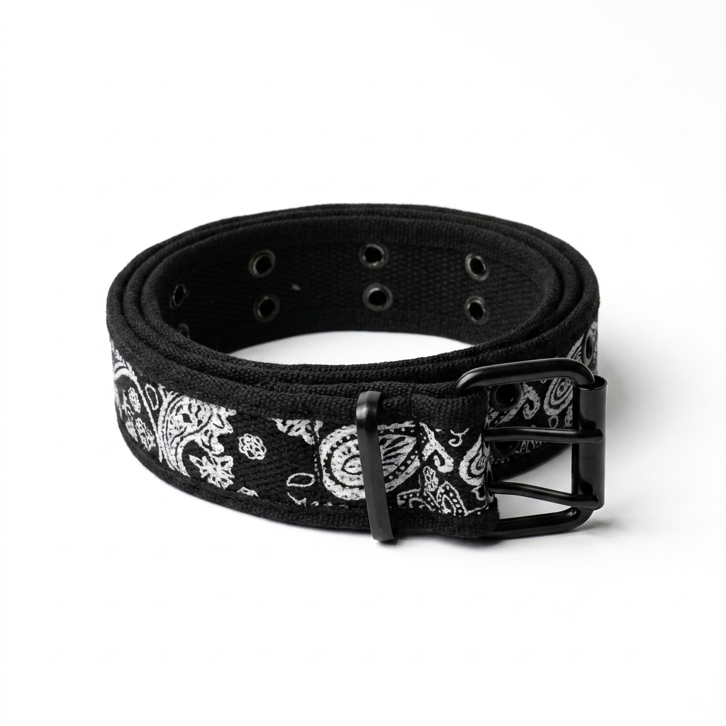 Canvas Double Hole Belt