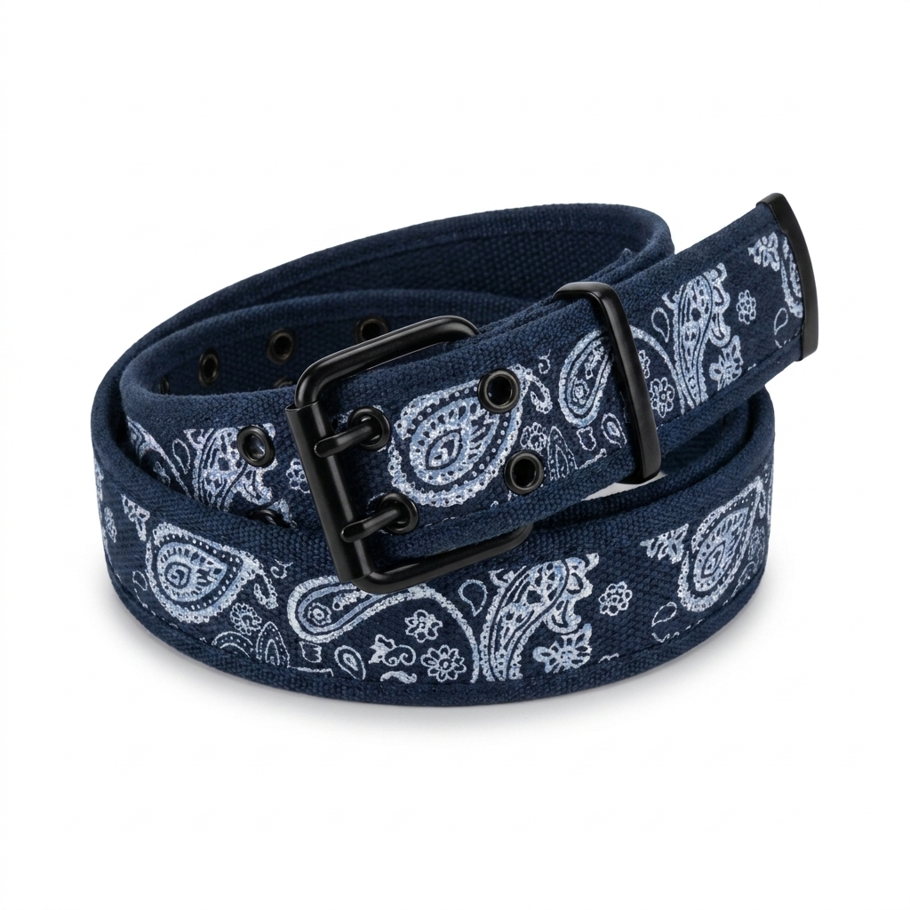 Canvas Double Hole Belt