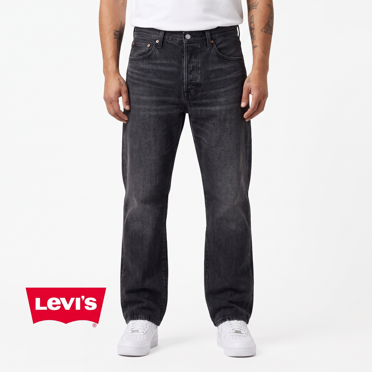 Levi's 501 Washed Grey - 3123