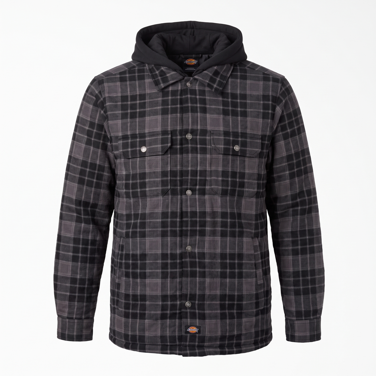 Dickies Flannel Hooded Shirt Jacket