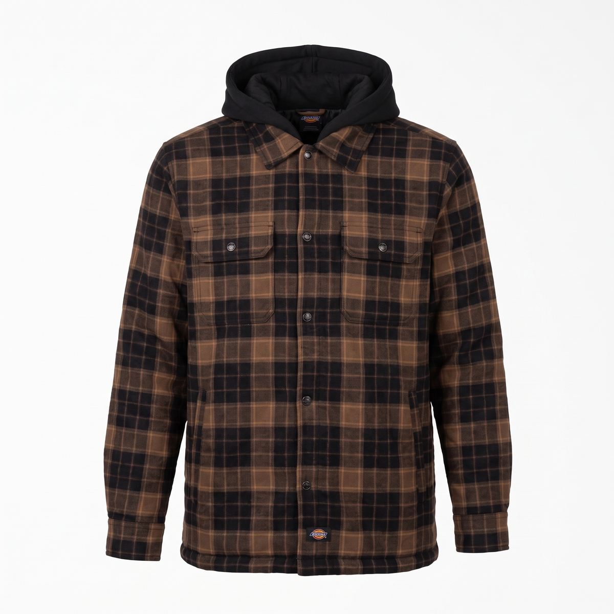Dickies Flannel Hooded Shirt Jacket