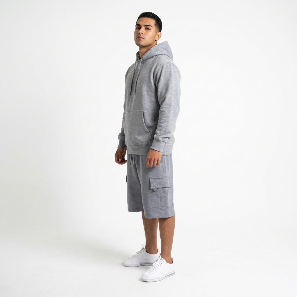TFashionmart Men's Heavyweight Pullover Fleece Hooide