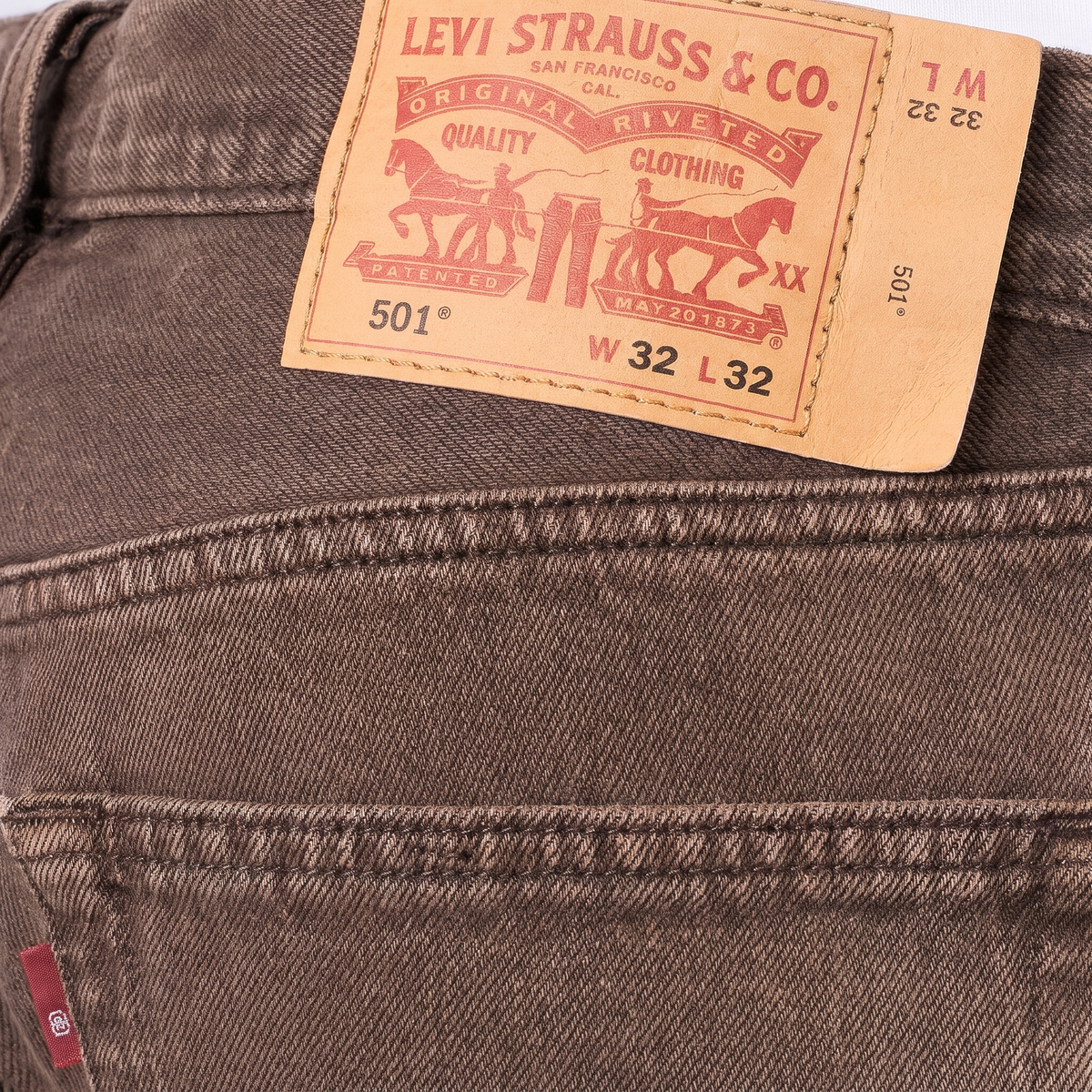 Levi's 501 Washed Brown