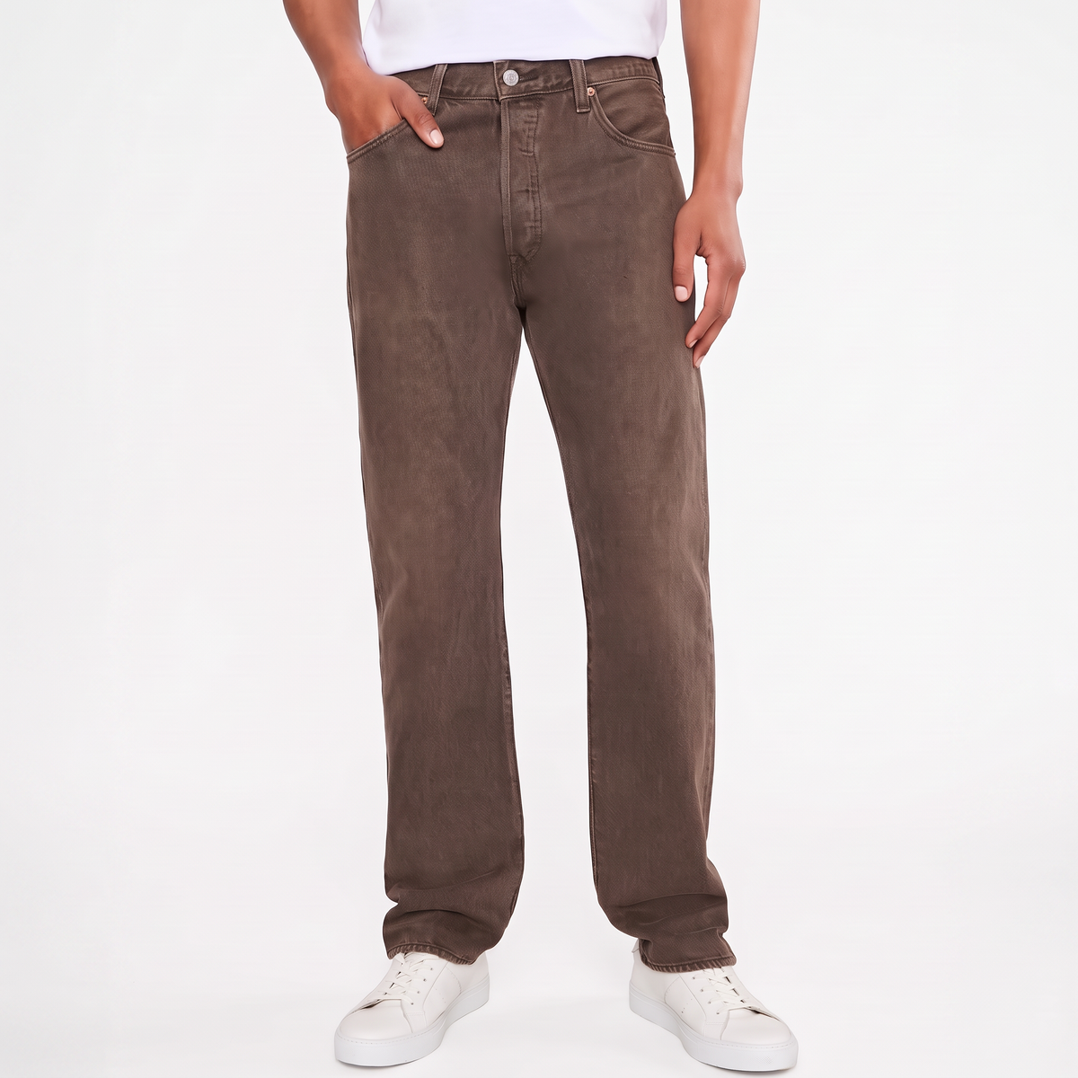 Levi's 501 Washed Brown