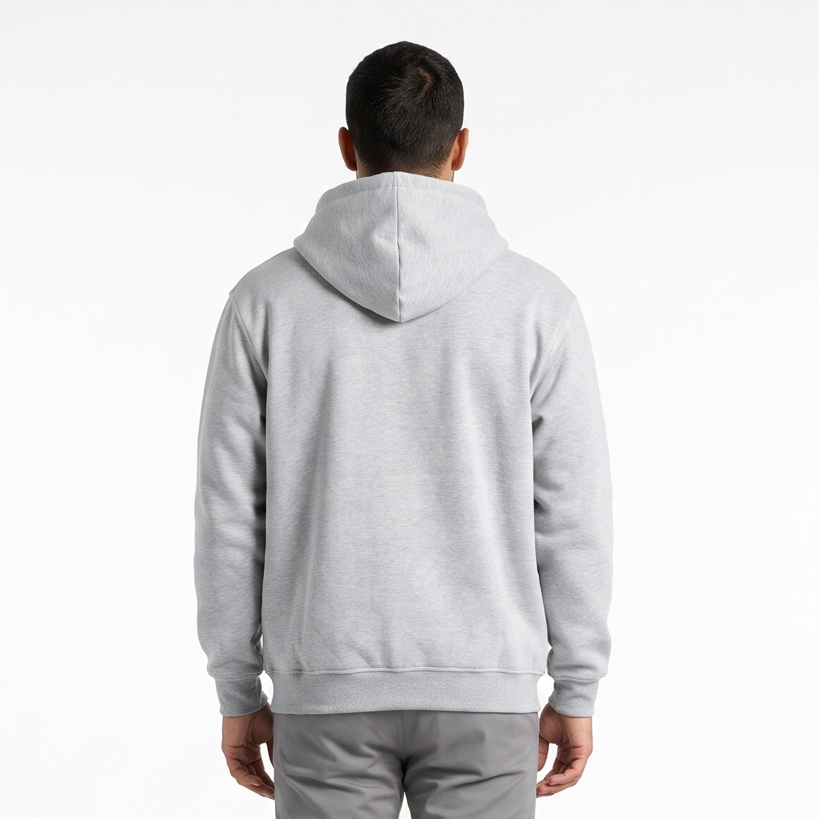 TFashionmart Men's Heavyweight Full Zip Up Fleece Hooide
