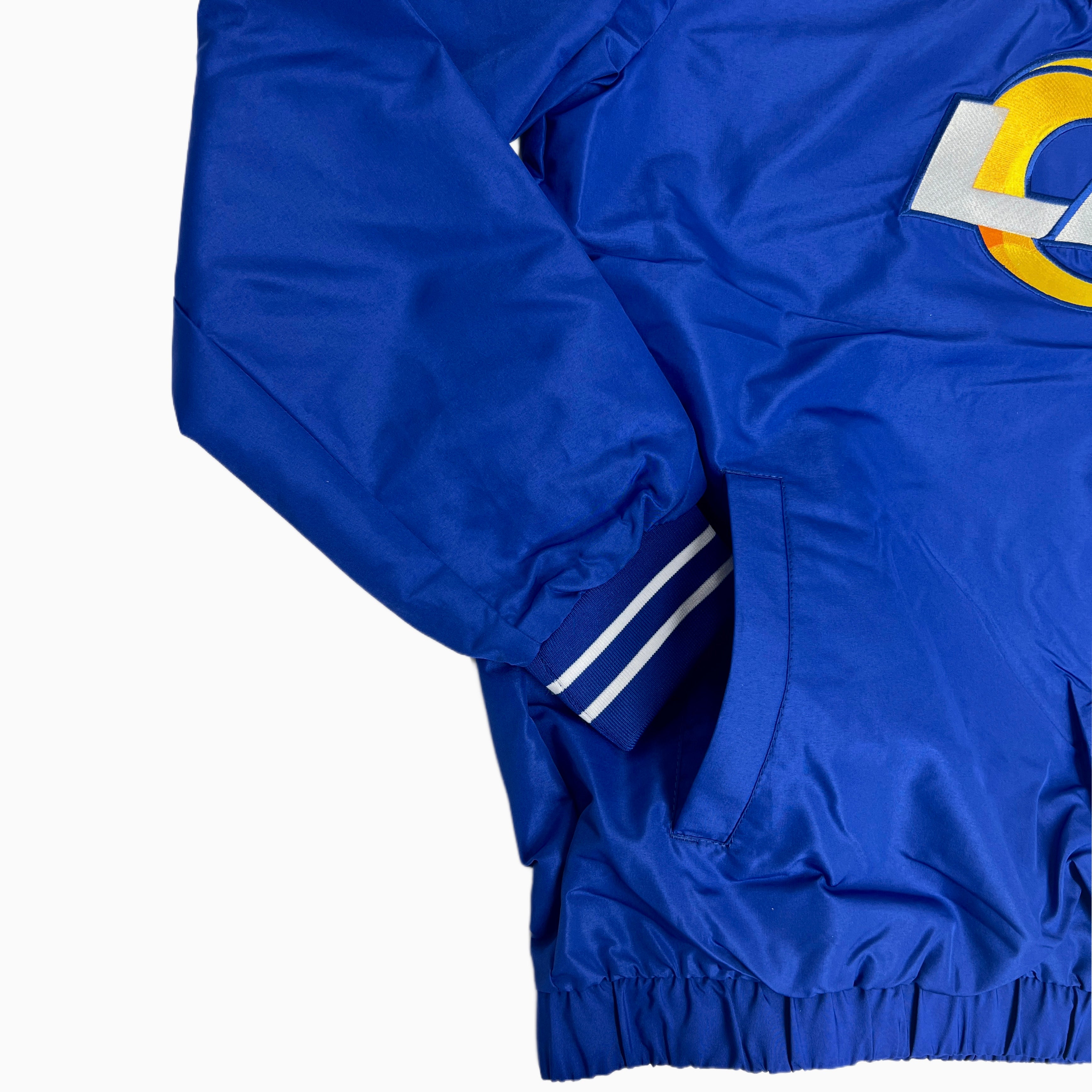 Los Angeles Rams Windbreaker with Pocket - Blue