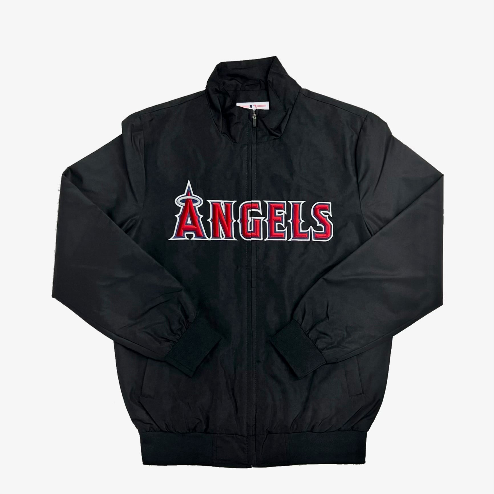 Los Angeles Angels Zip Windbreaker with Left Chest Team Logo