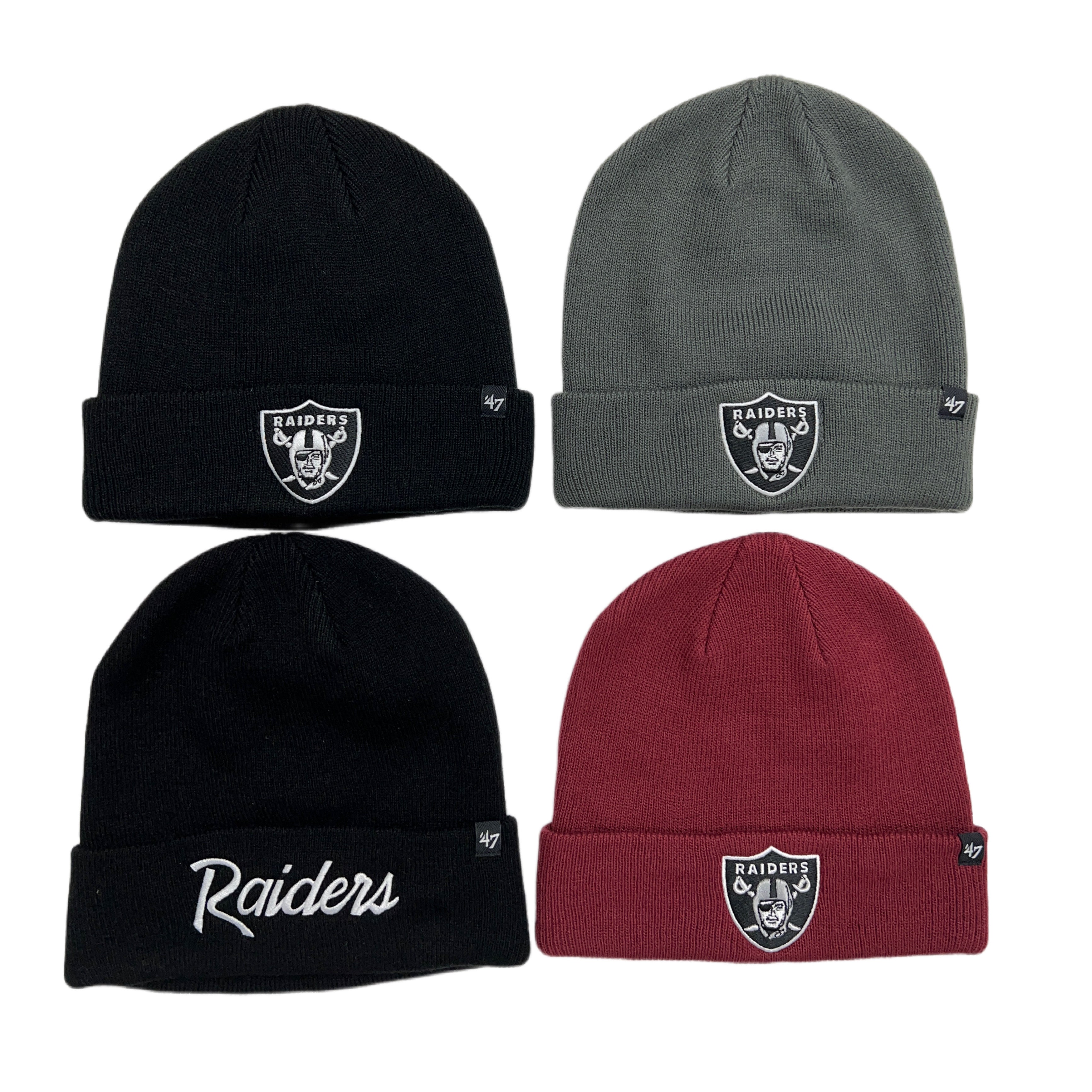 New raiders beanie Clearance