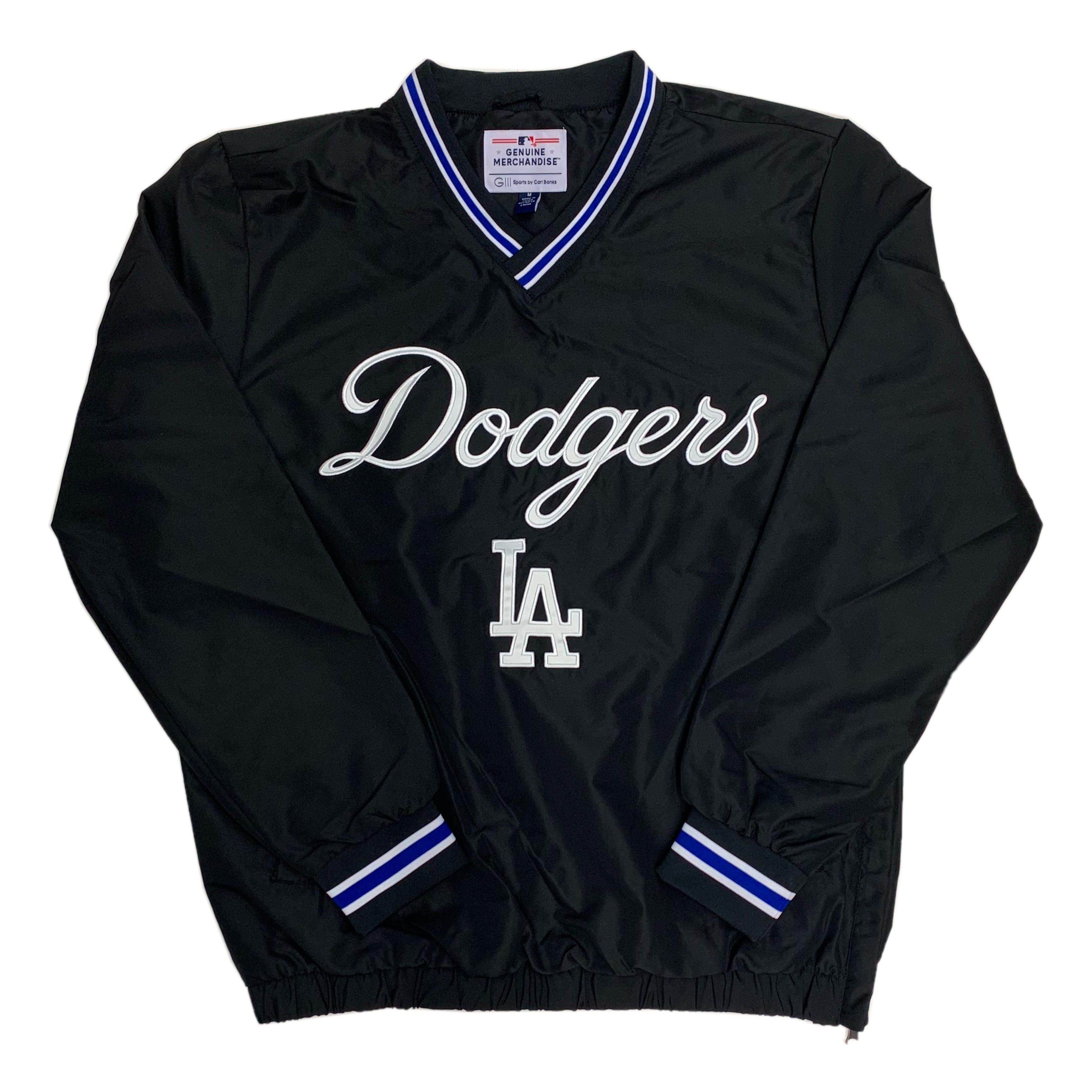 Los Angeles Dodgers Genuine Merchandise MLB Windbreaker Mens Jackets - Black Black / 3X Large
