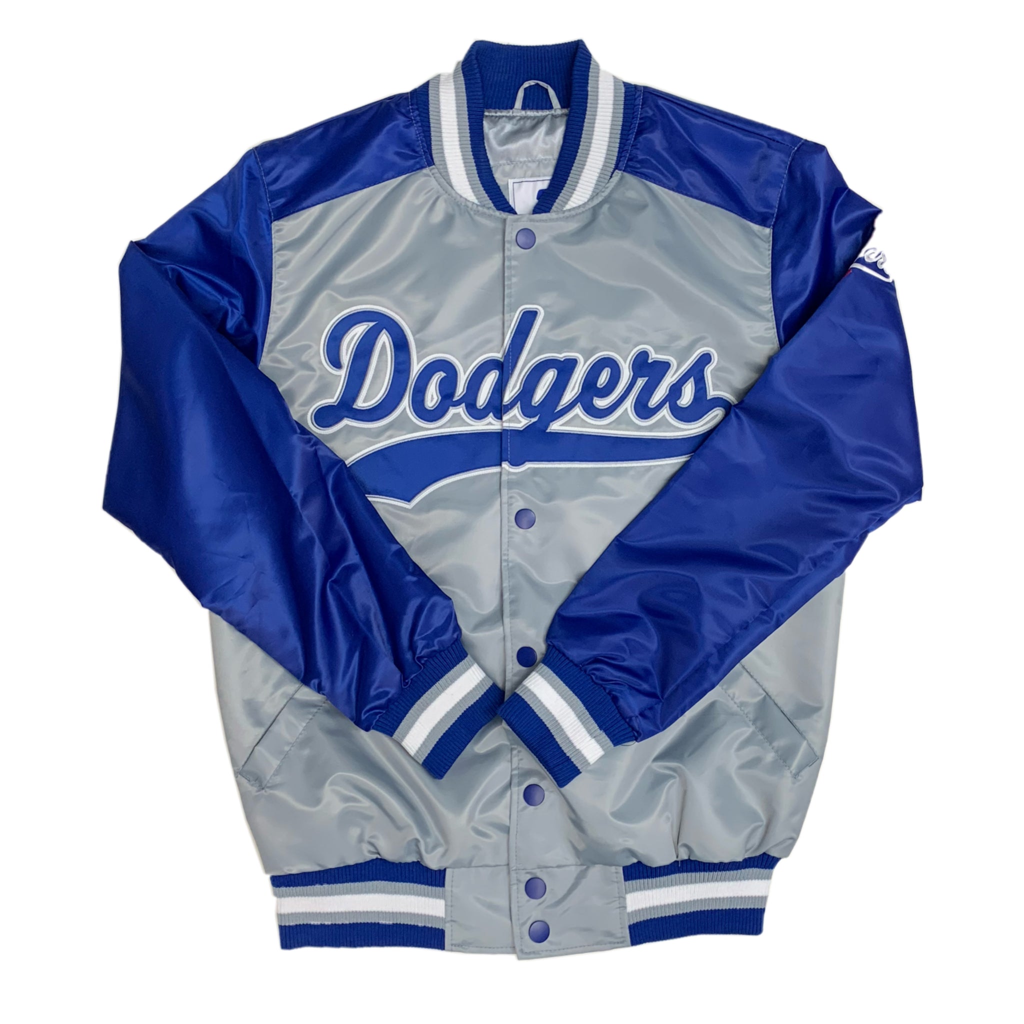 Los Angeles Dodgers G-III Sports by Carl Banks Original Varsity Button-Up  Jacket - Royal