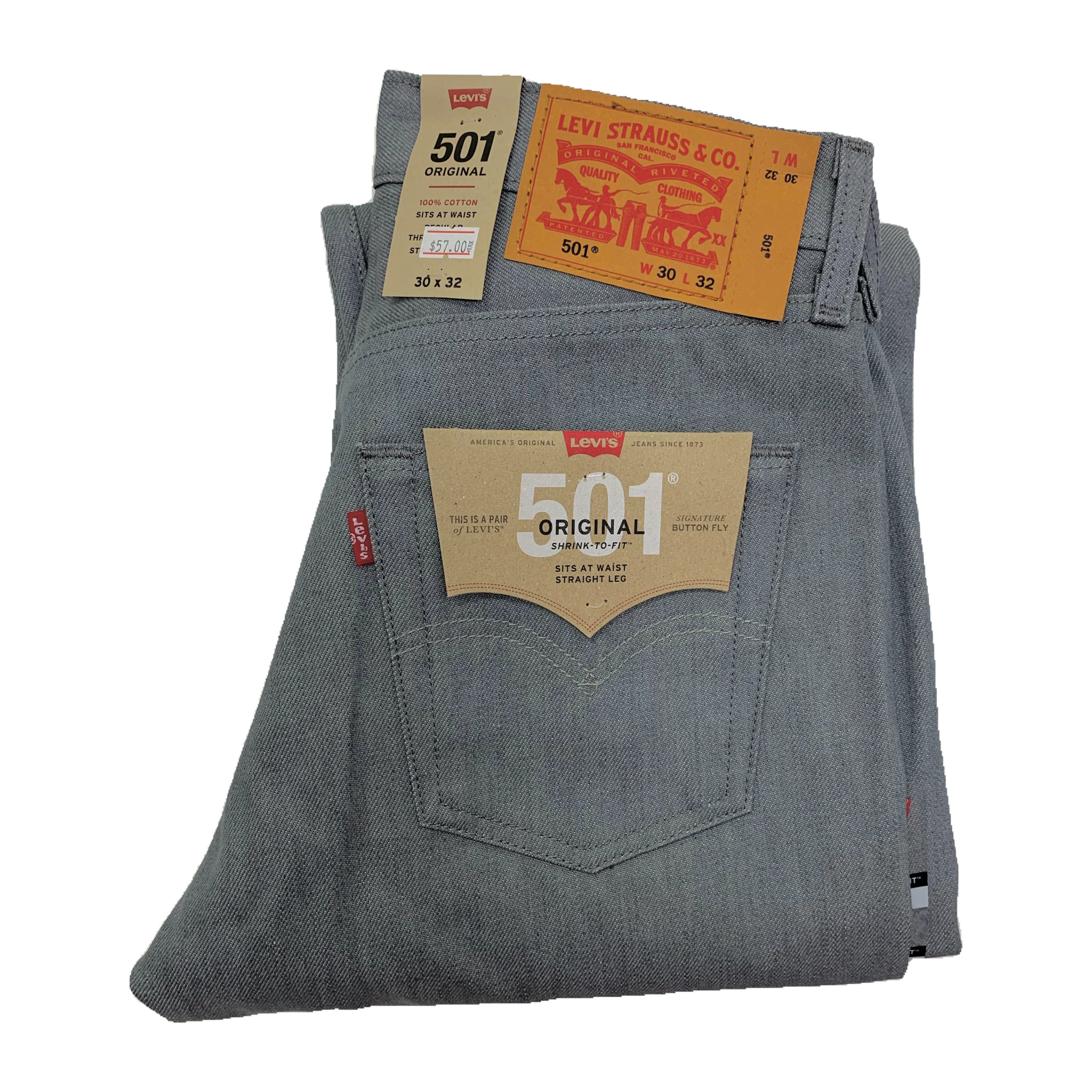 Levi s 501 Shrink to Fit Grey