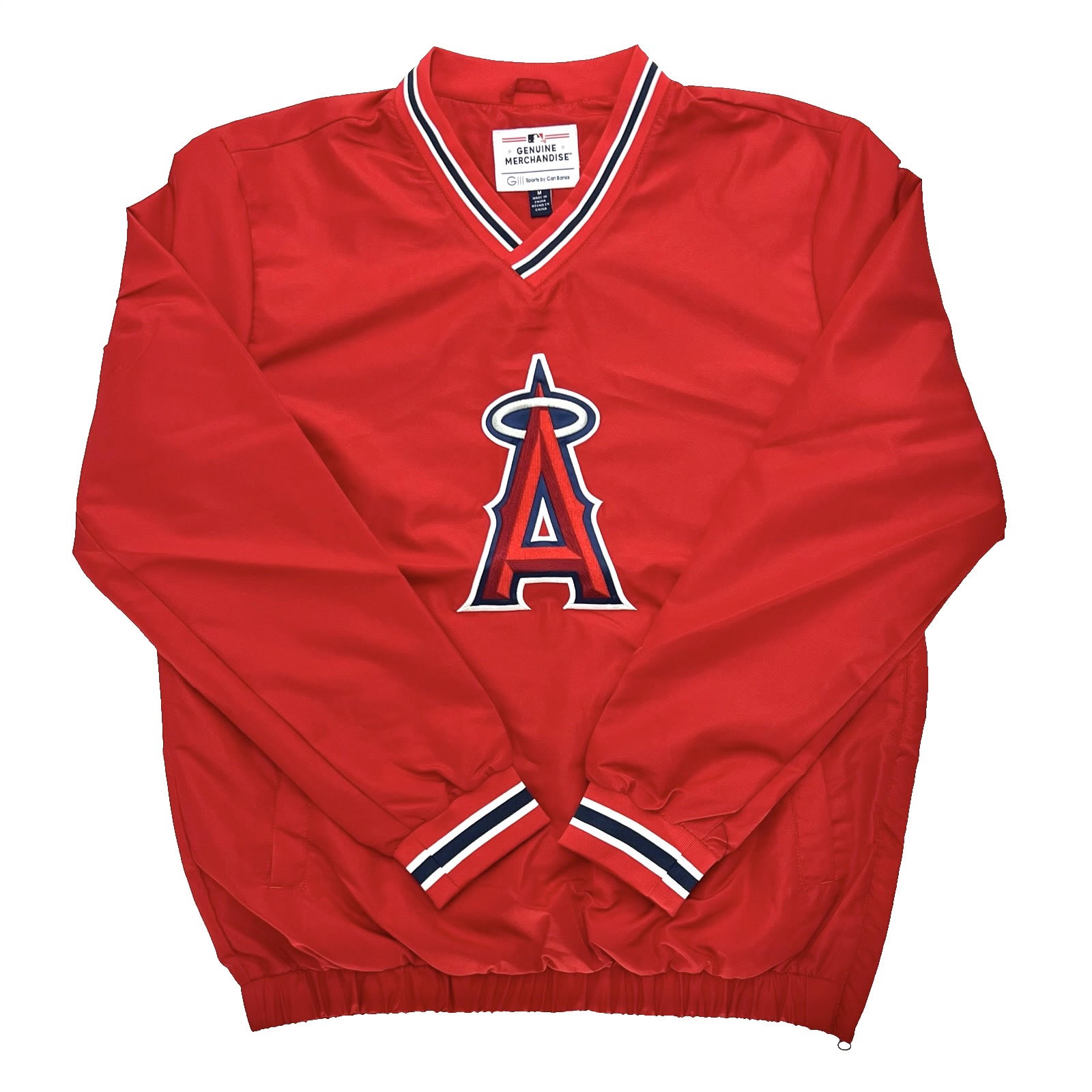 Los Angeles Angels Windbreaker with Pocket - Navy Navy / 3X Large