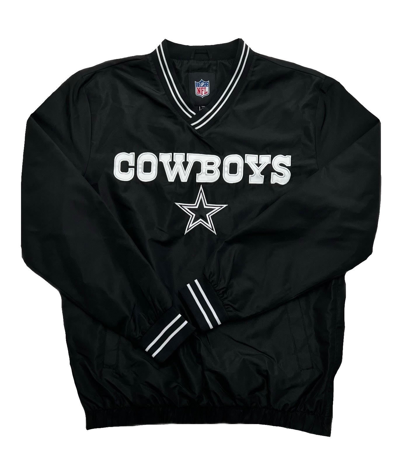 Dallas Cowboys Starter Home Game Satin Full-Snap Varsity Jacket - Blue