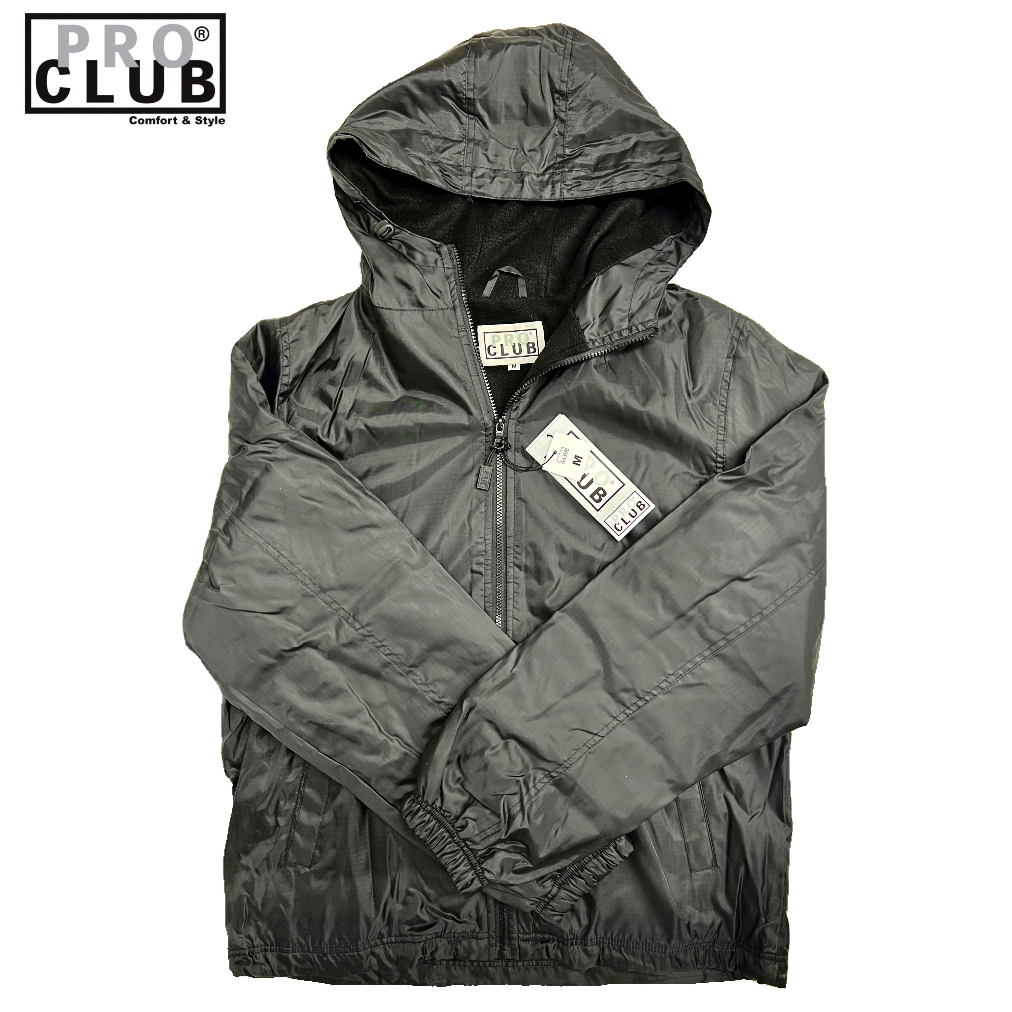 Pro Club Men s Fleece Lined Windbreaker Jacket