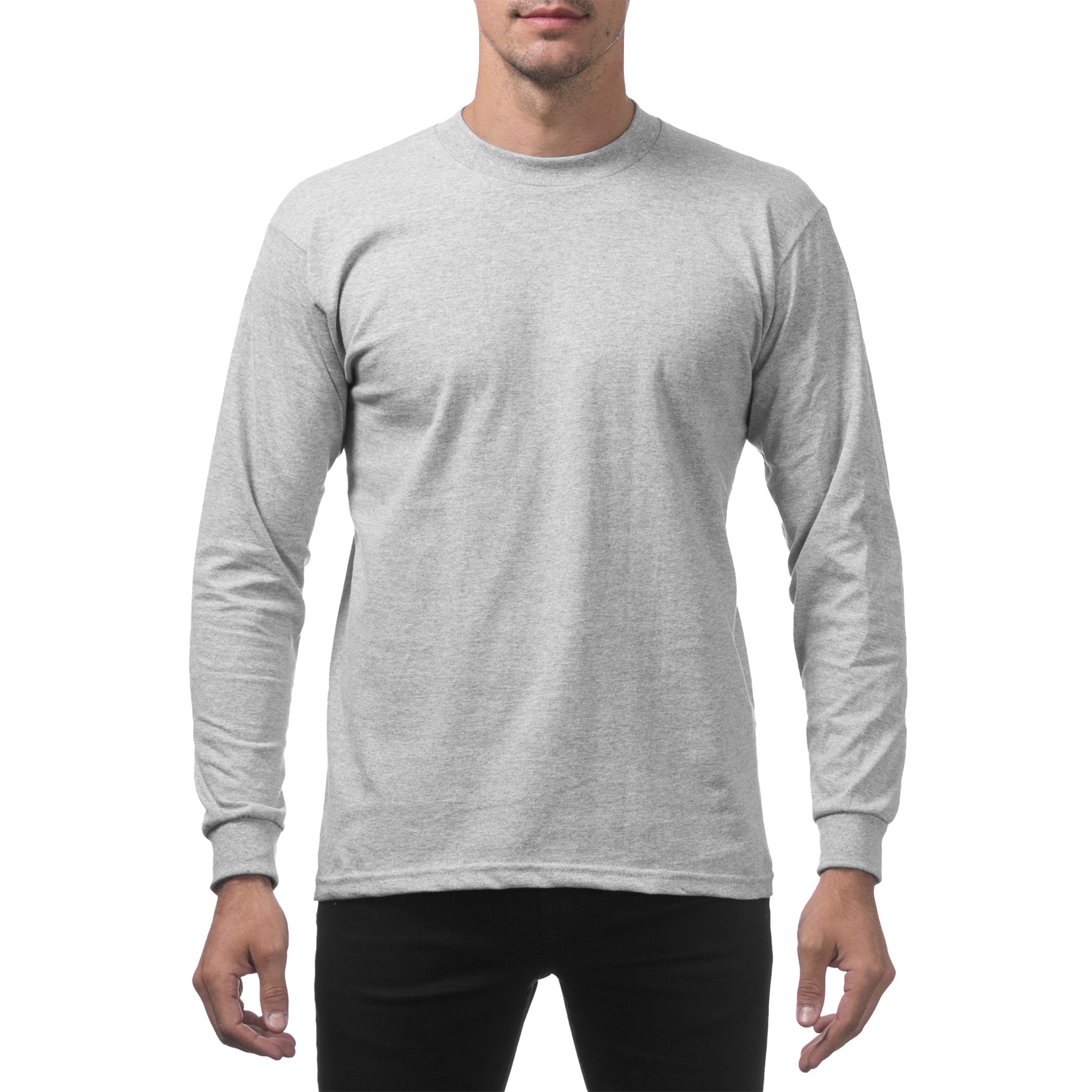Pro Club Men's Heavyweight Cotton Long Sleeve T-Shirt