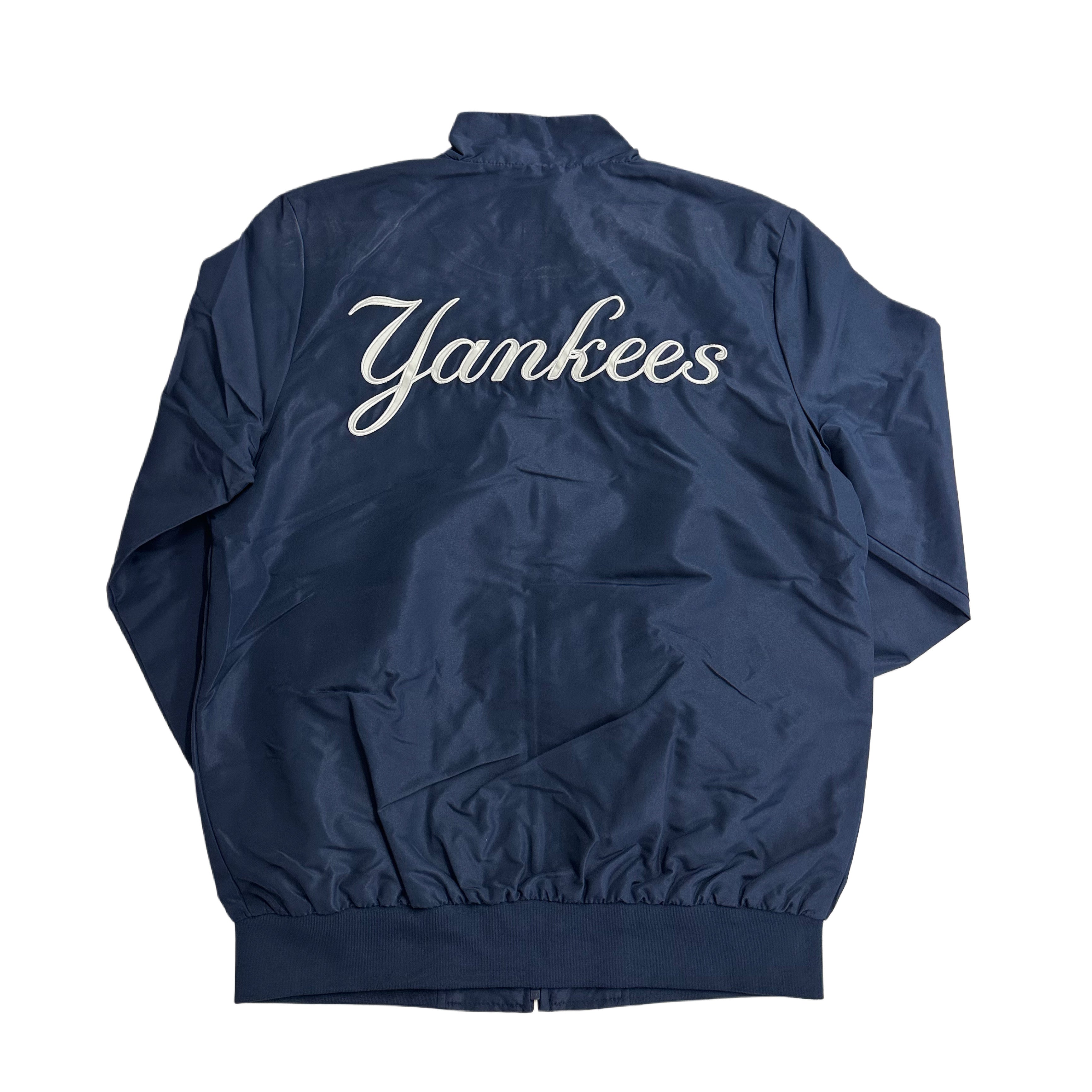 New York Yankees Zip Windbreaker with Left Chest Team Logo