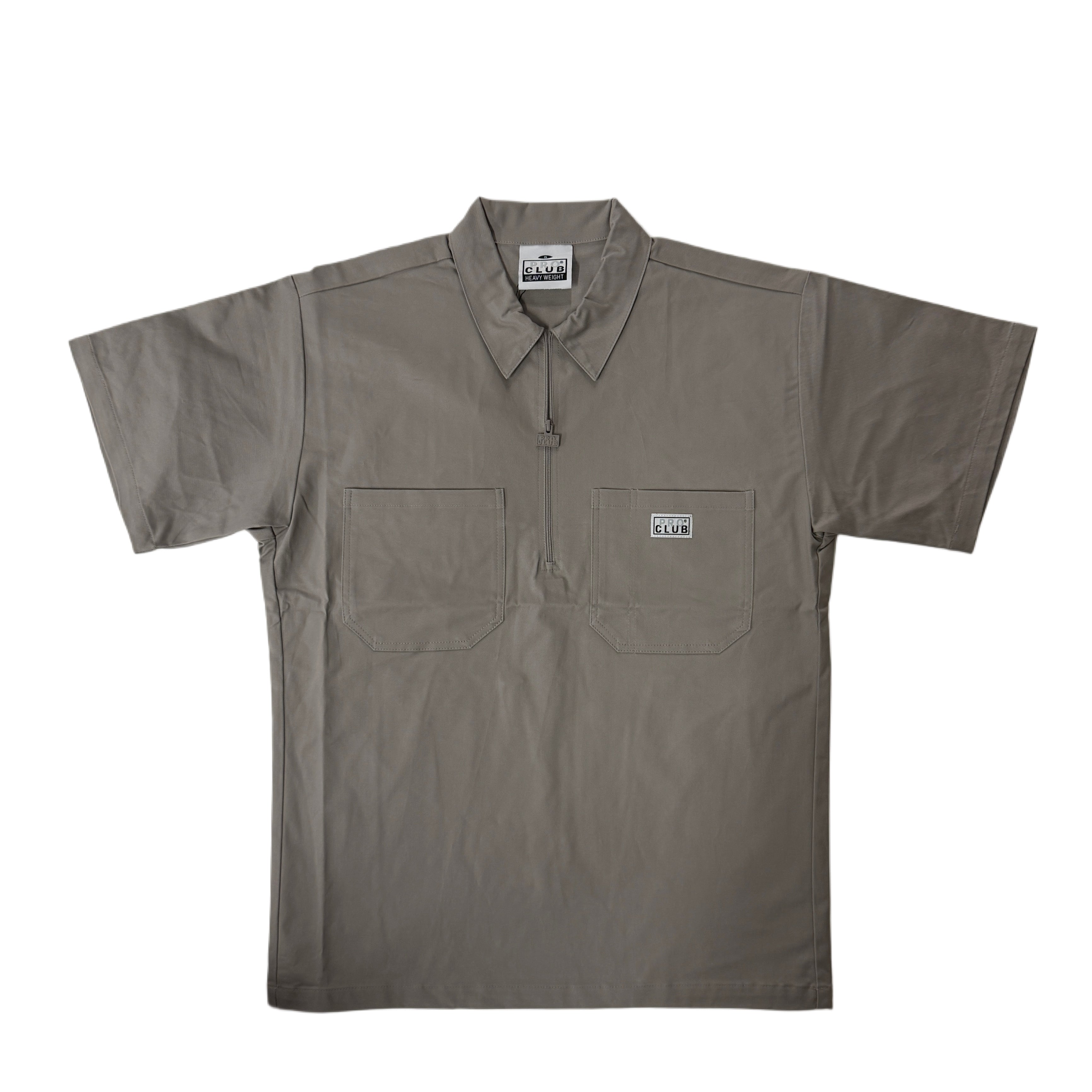 Pro Club Men's Heavyweight Half-Zip Work Shirt
