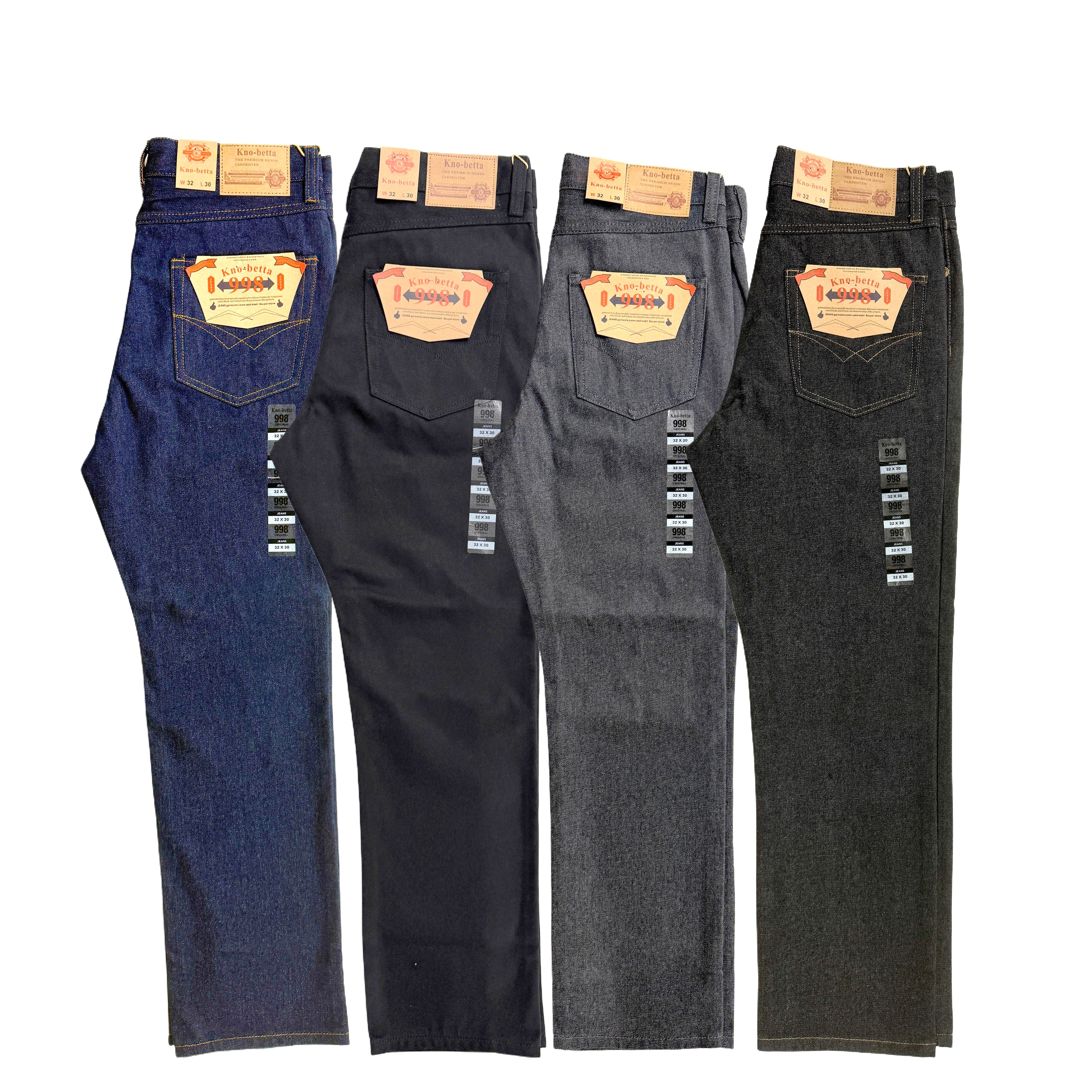 Kno-Betta Regular Fit Straight Leg Denim Jeans