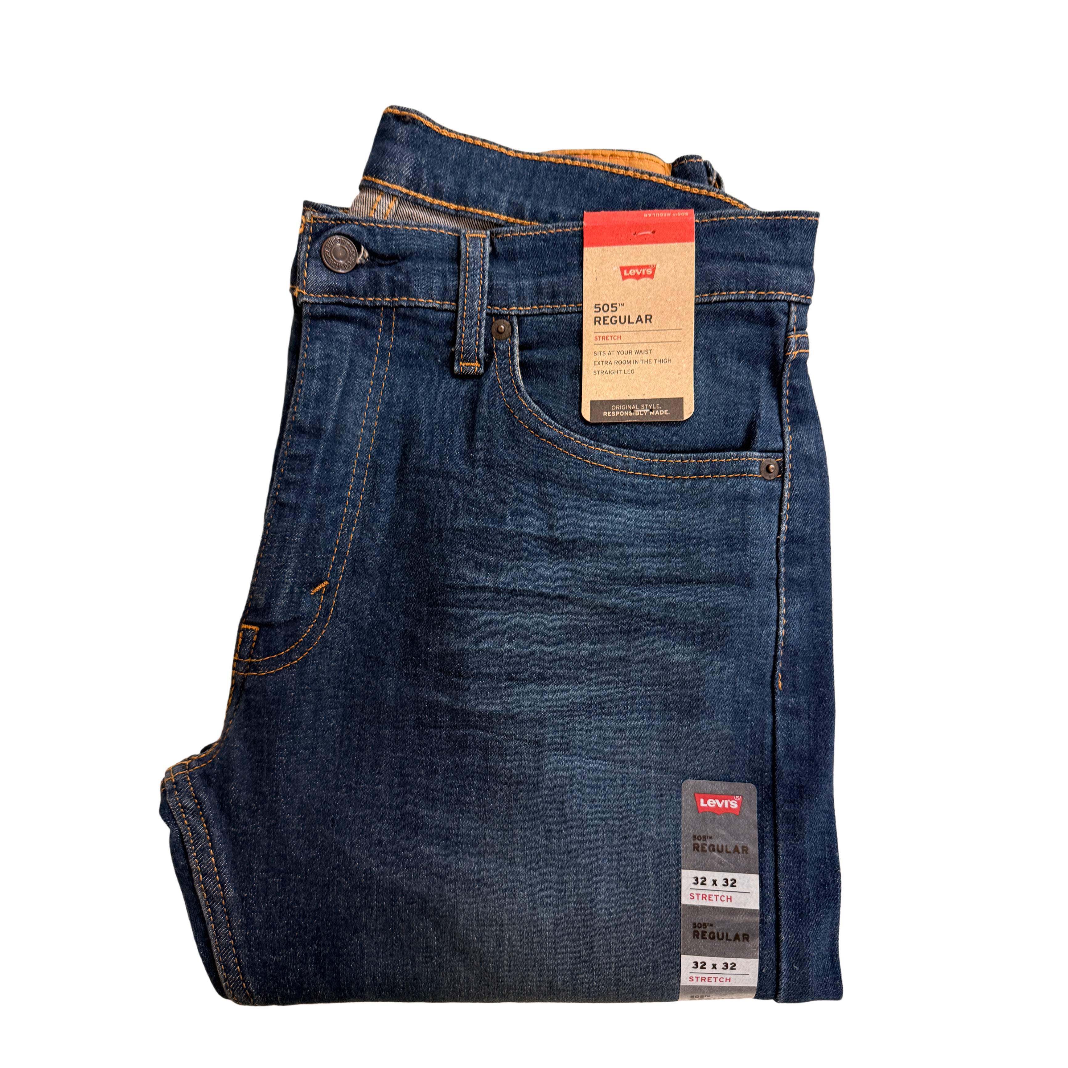 Levi's 505 Regular Fit Men's Stretch Jeans
