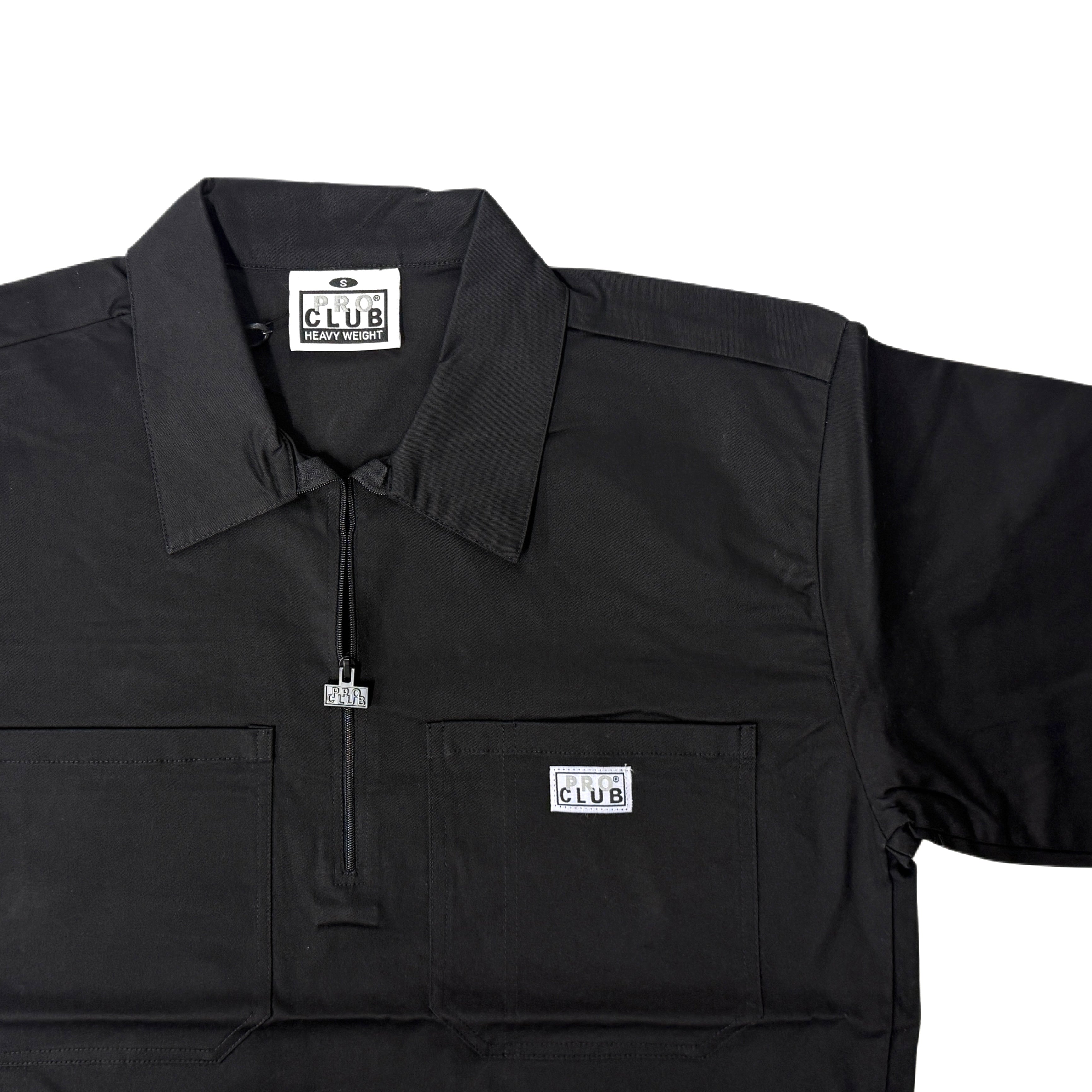 Pro Club Men's Heavyweight Half-Zip Work Shirt