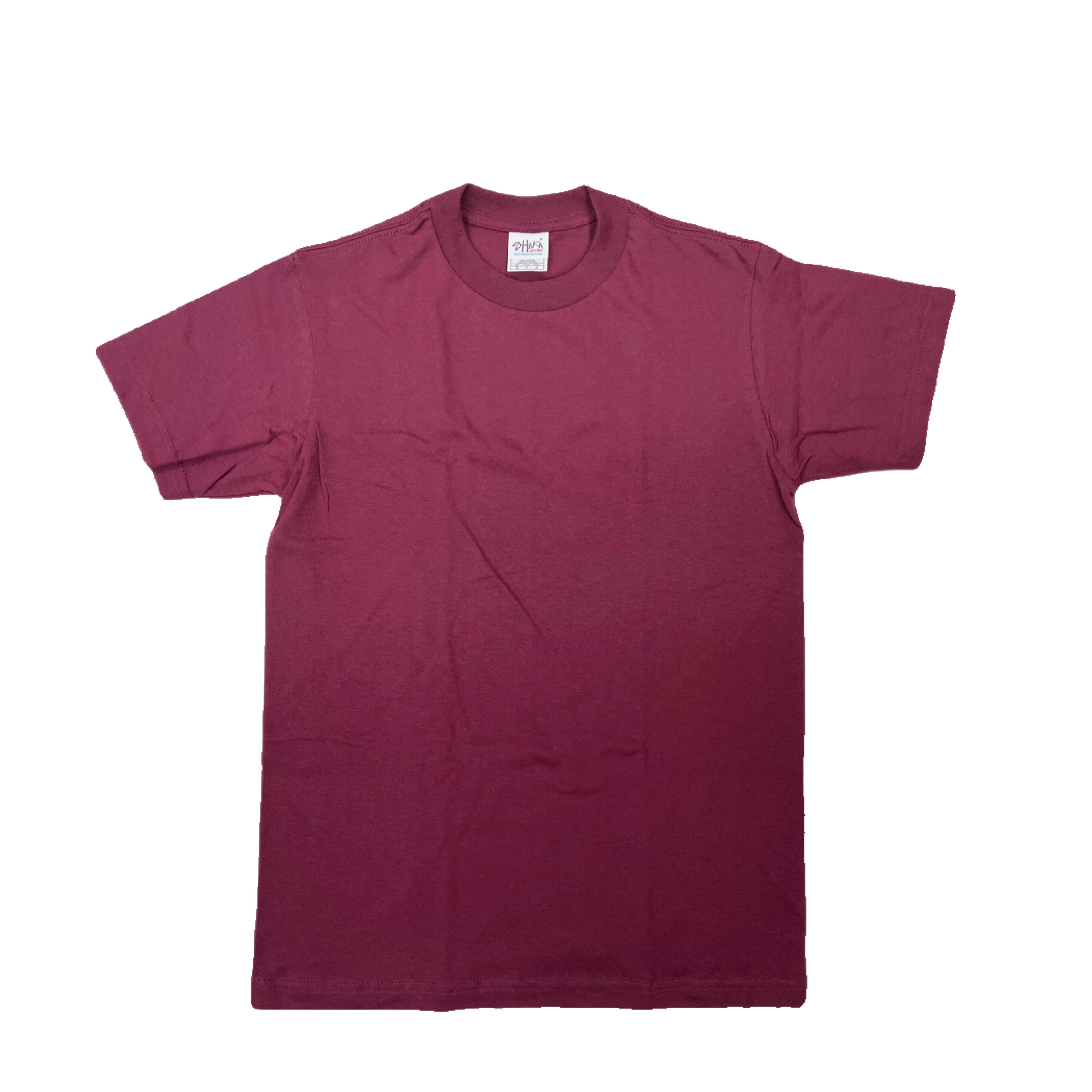 Shaka Wear 6.0 oz Active Short Sleeve T-Shirt (Burgundy/Dark Grey/Red/Royal/Sky Blue)