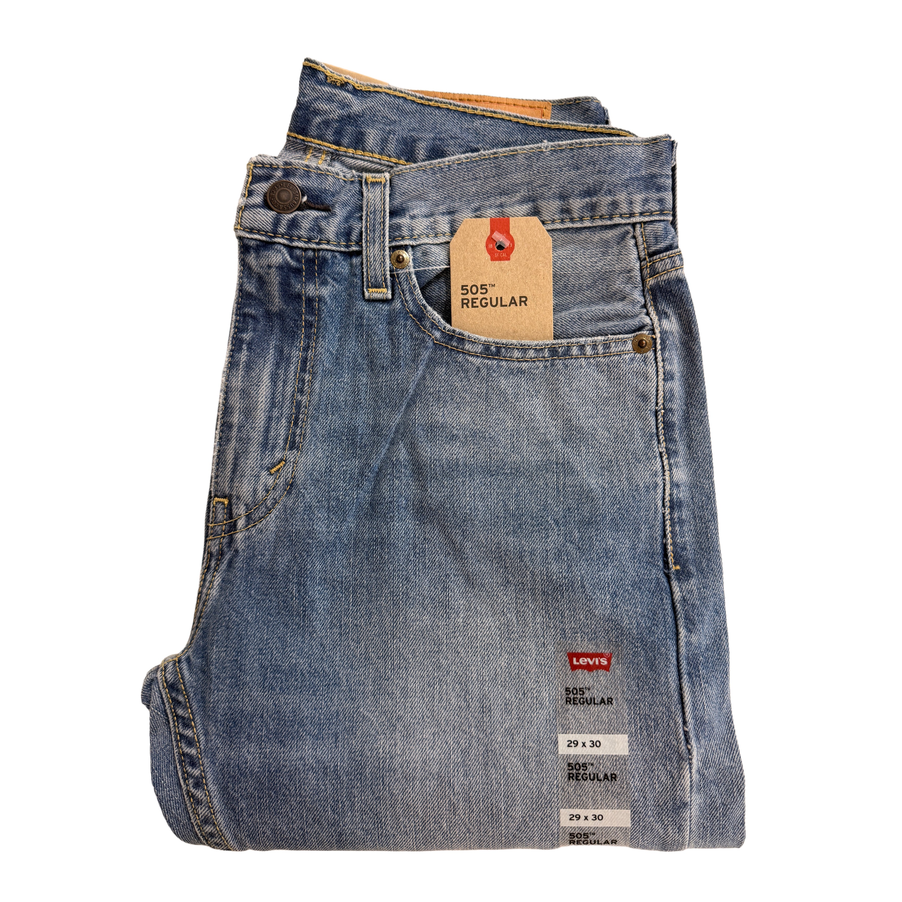 Levi's 505 Regular Fit Men's No Stretch Jeans