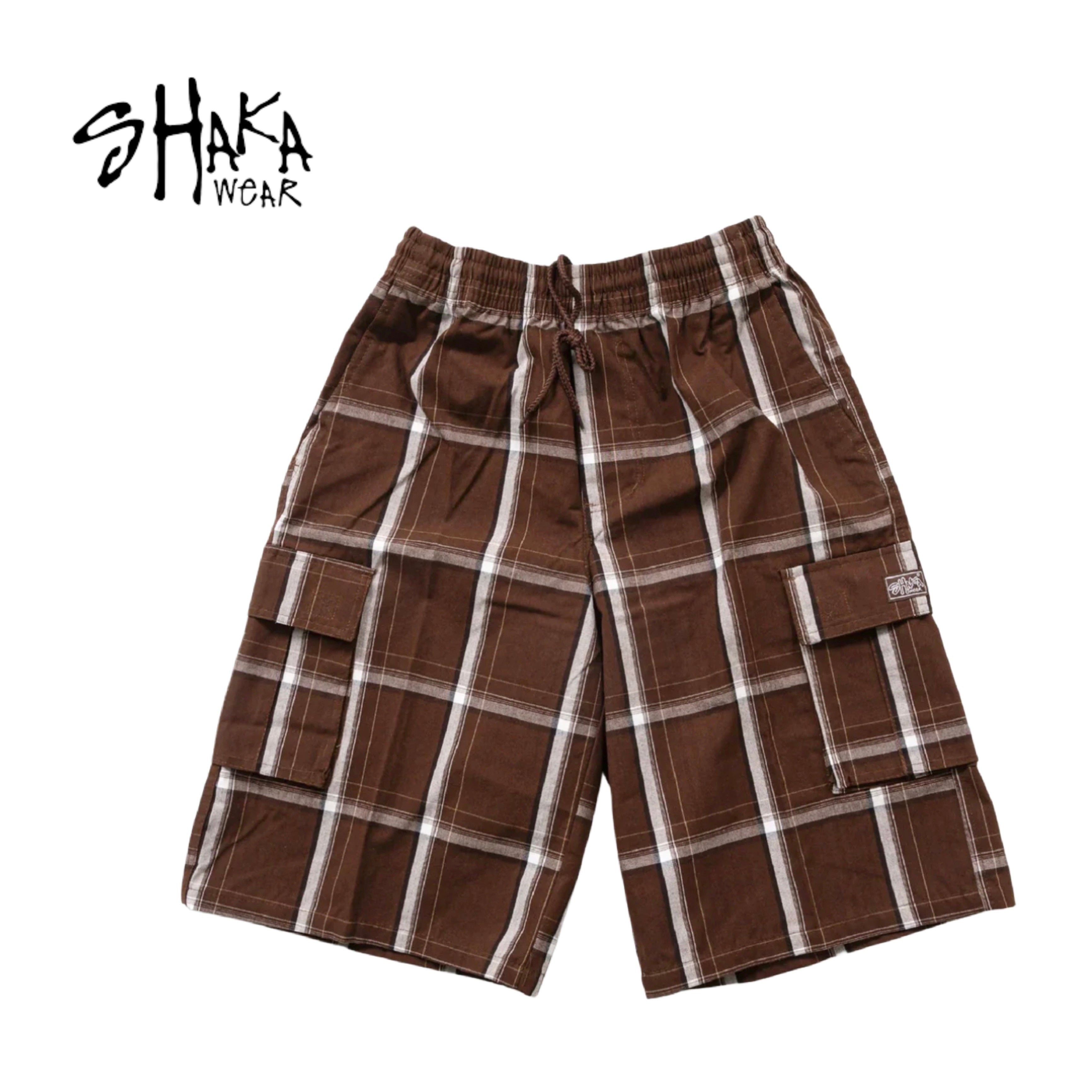 Shaka Wear Plaid Shorts