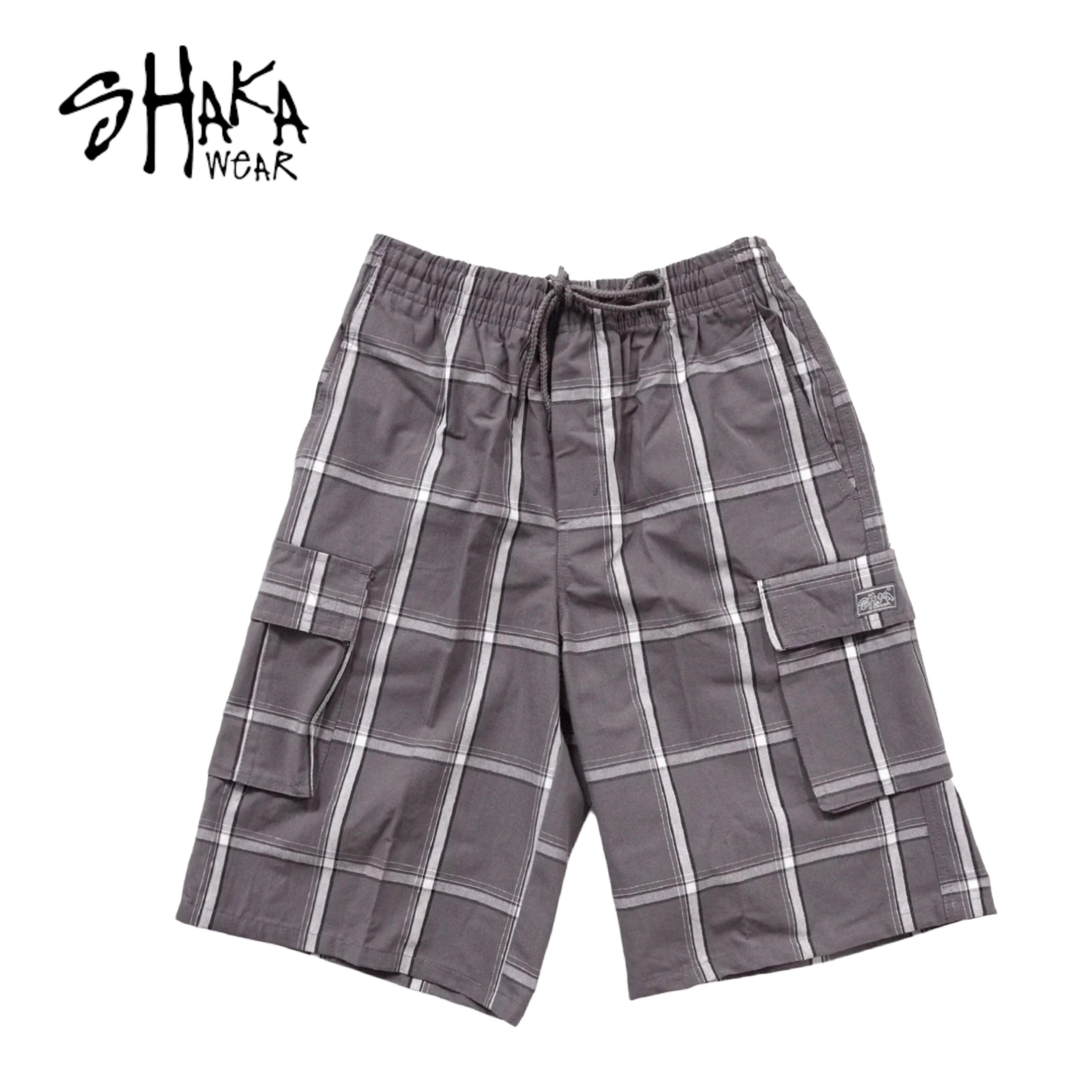 Shaka Wear Plaid Shorts