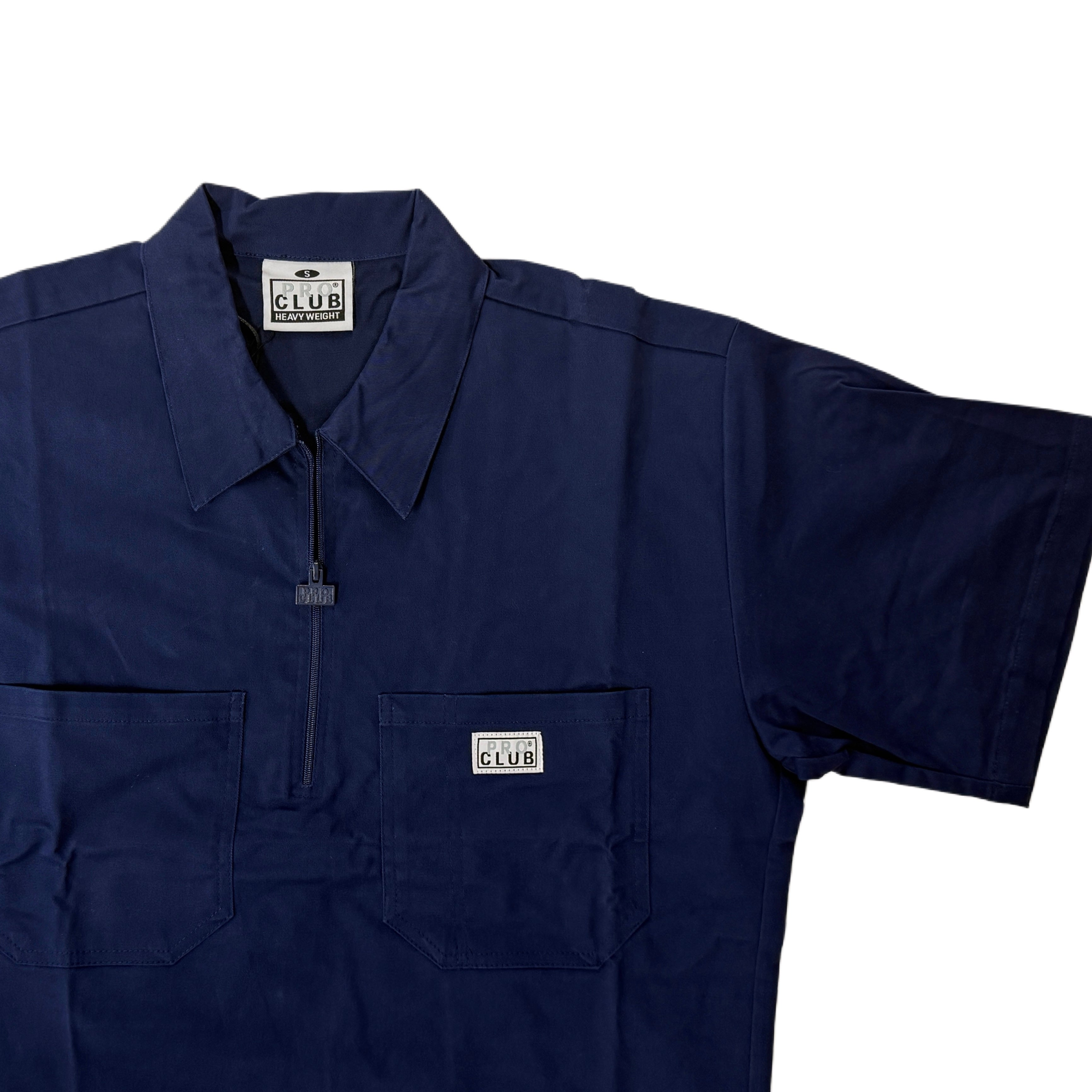 Pro Club Men's Heavyweight Half-Zip Work Shirt