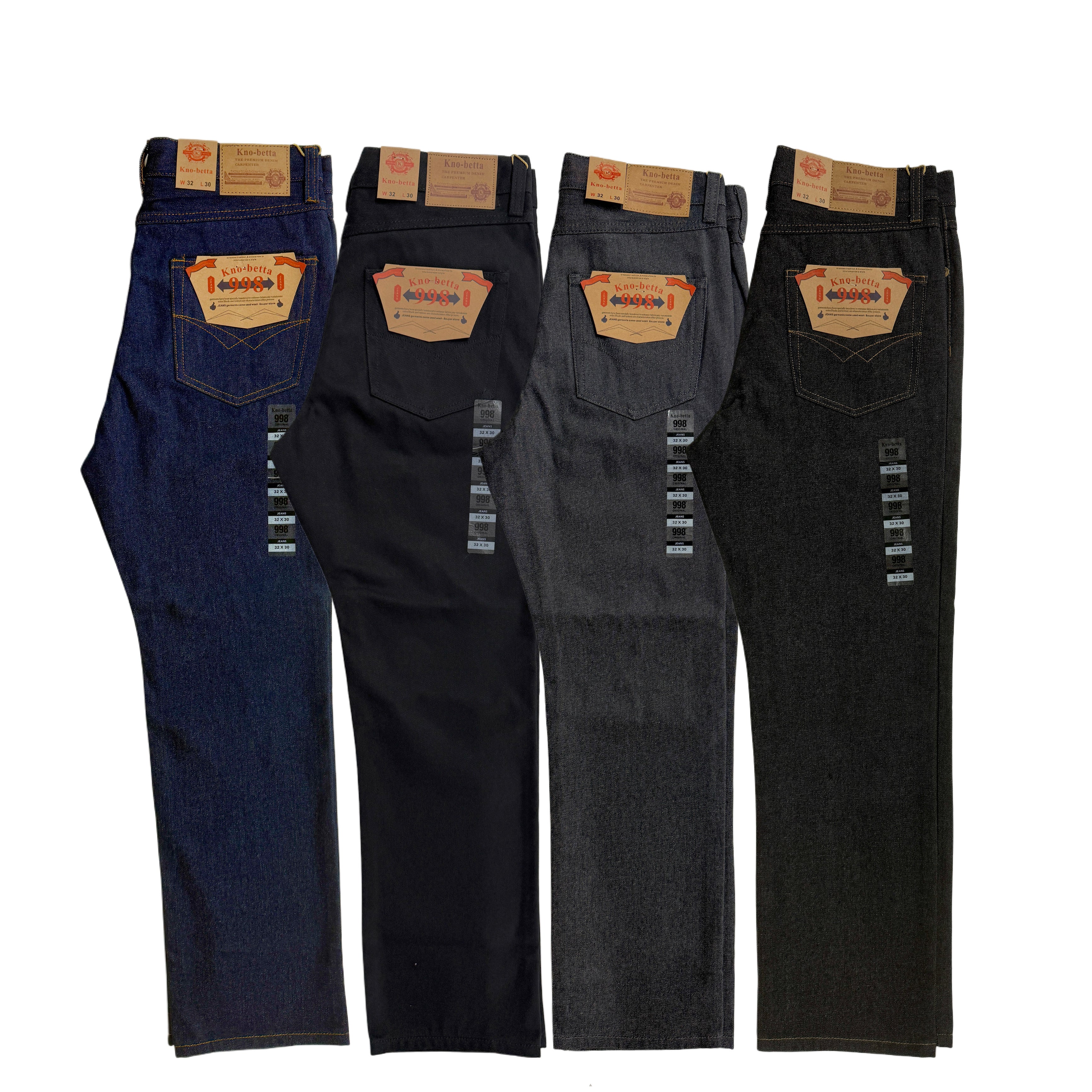 Kno-Betta Regular Fit Straight Leg Denim Jeans