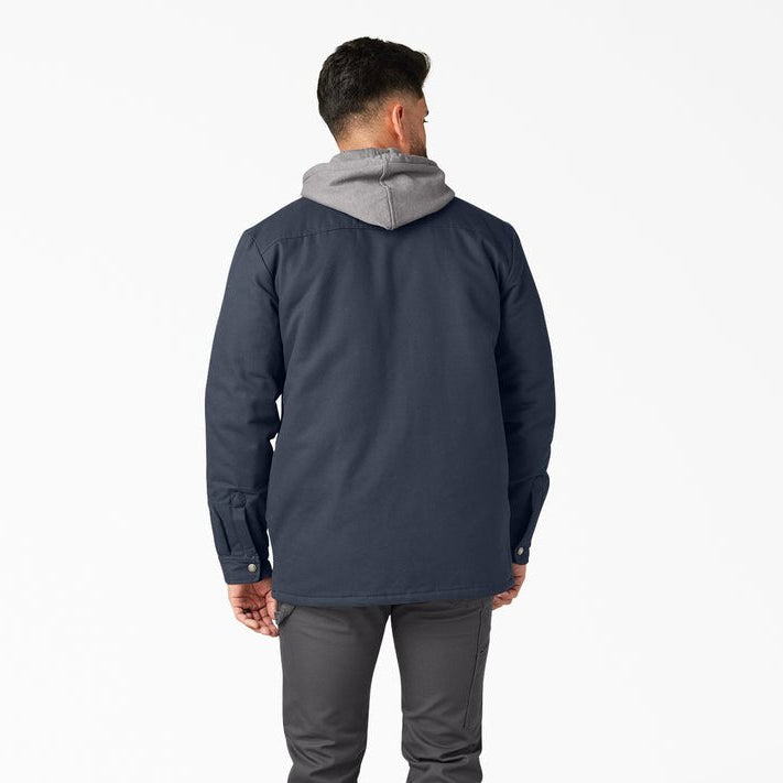 Dickies Water Repellent Duck Hooded Shirt Jacket