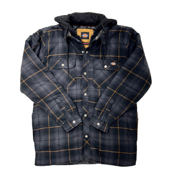 Dickies quilted lined hot sale hooded overshirt