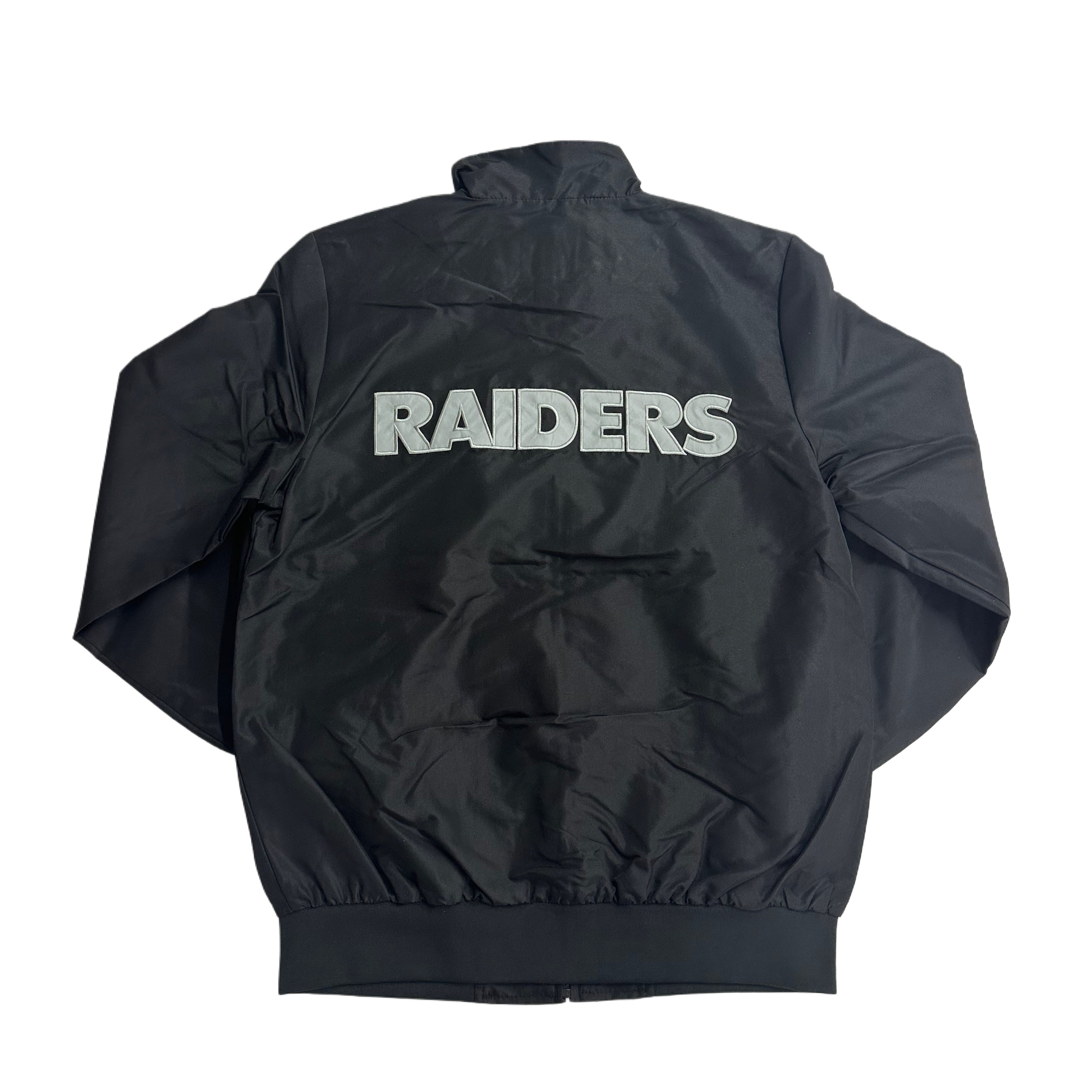 Las Vegas Raiders Zip Windbreaker with Left Chest Team Logo