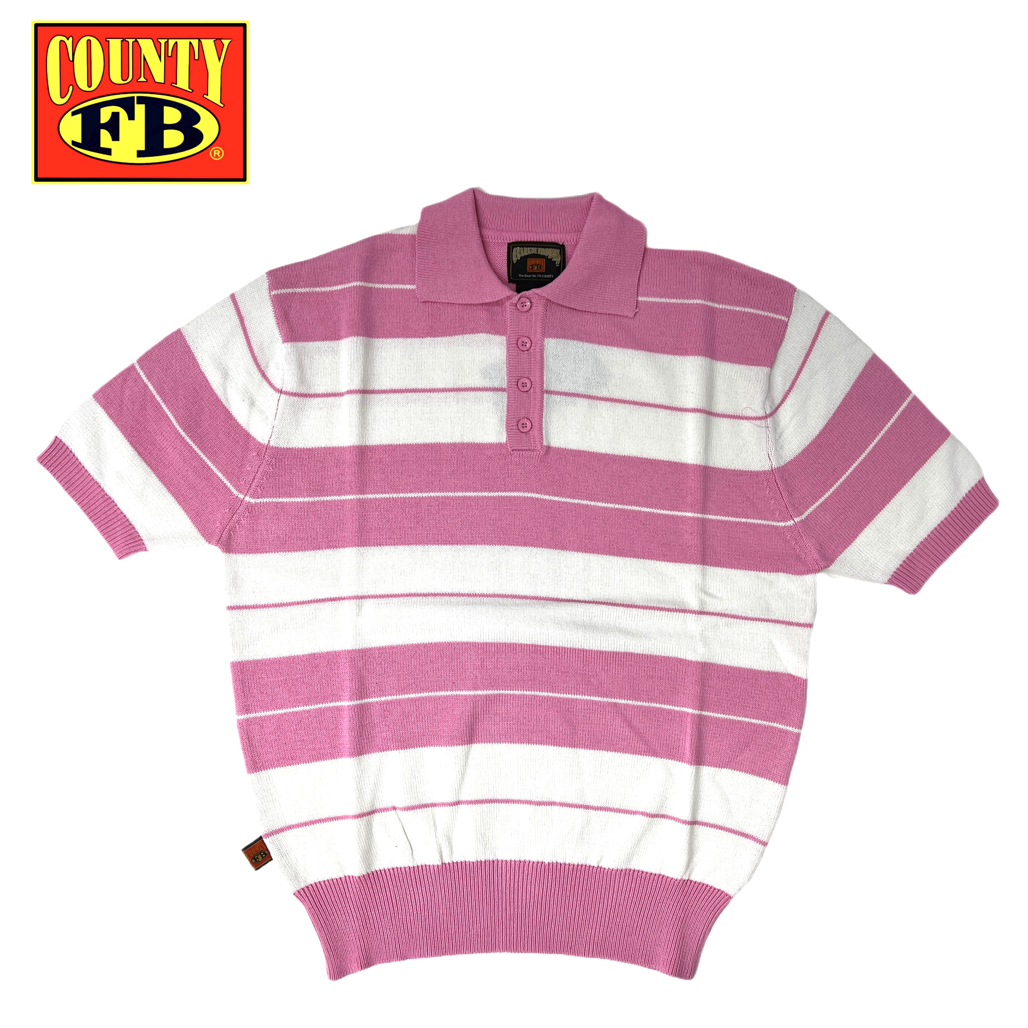 FB County Charlie Brown Shirt - Pink/White & Navy/White