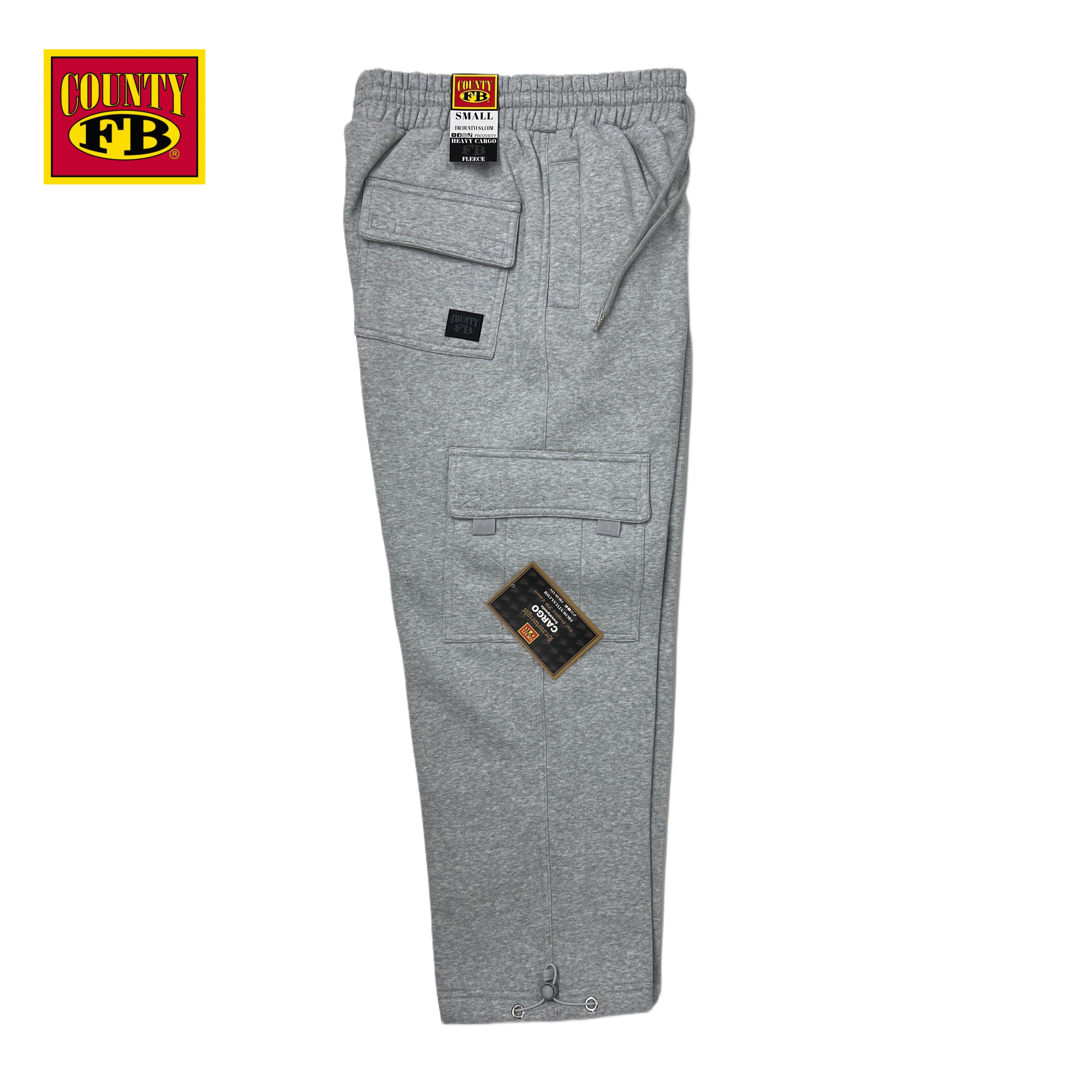 FB County Heavyweight Baggy Cargo Sweatpants